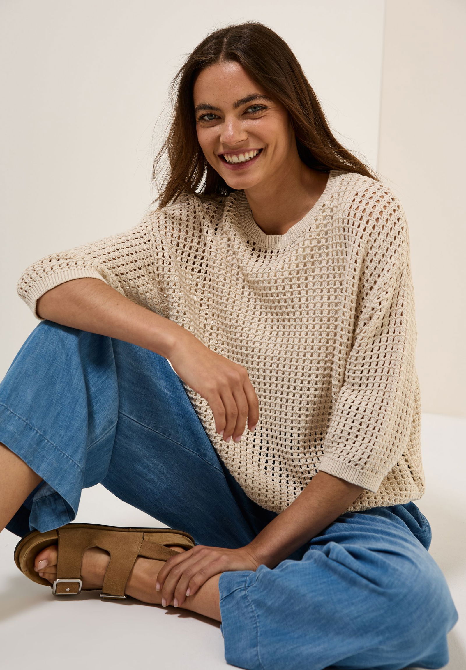  |  Pullover im Häkel-Optik | L | 11231_16521