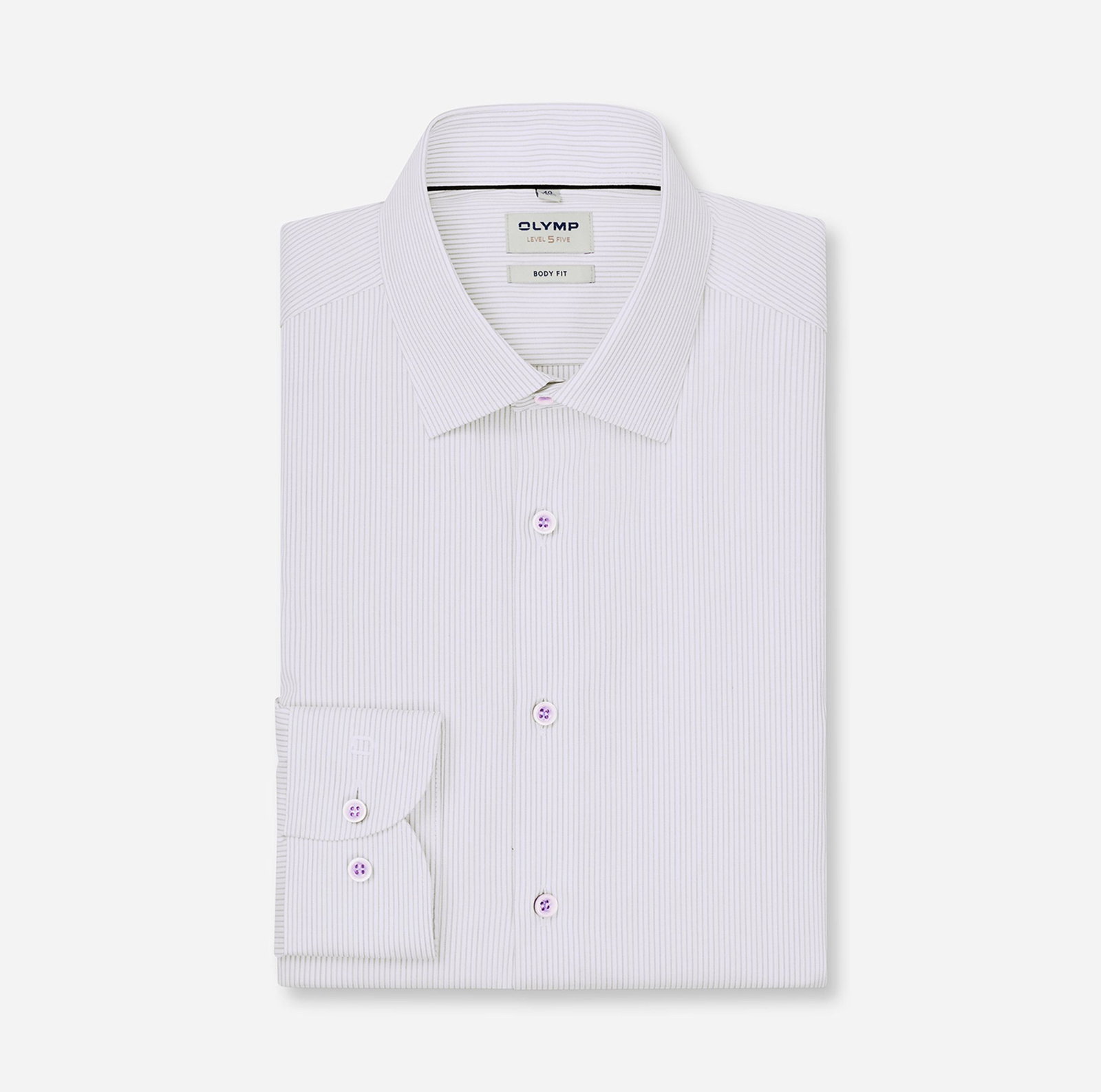 Olymp |  Olymp Hemd Modern Fit  | 44 | oliv