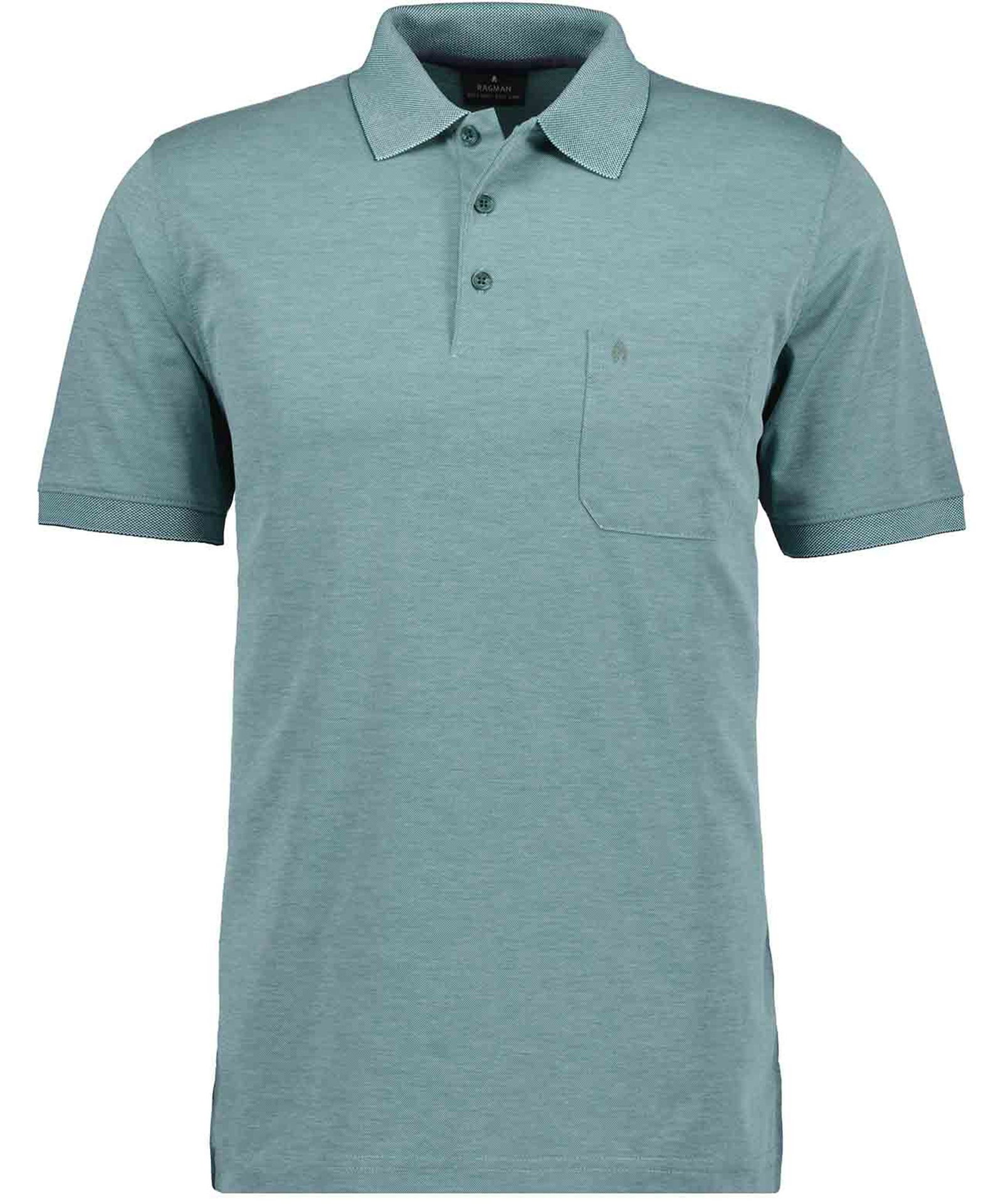 RAGMAN |  RAGMAN Poloshirt  | L | salbei
