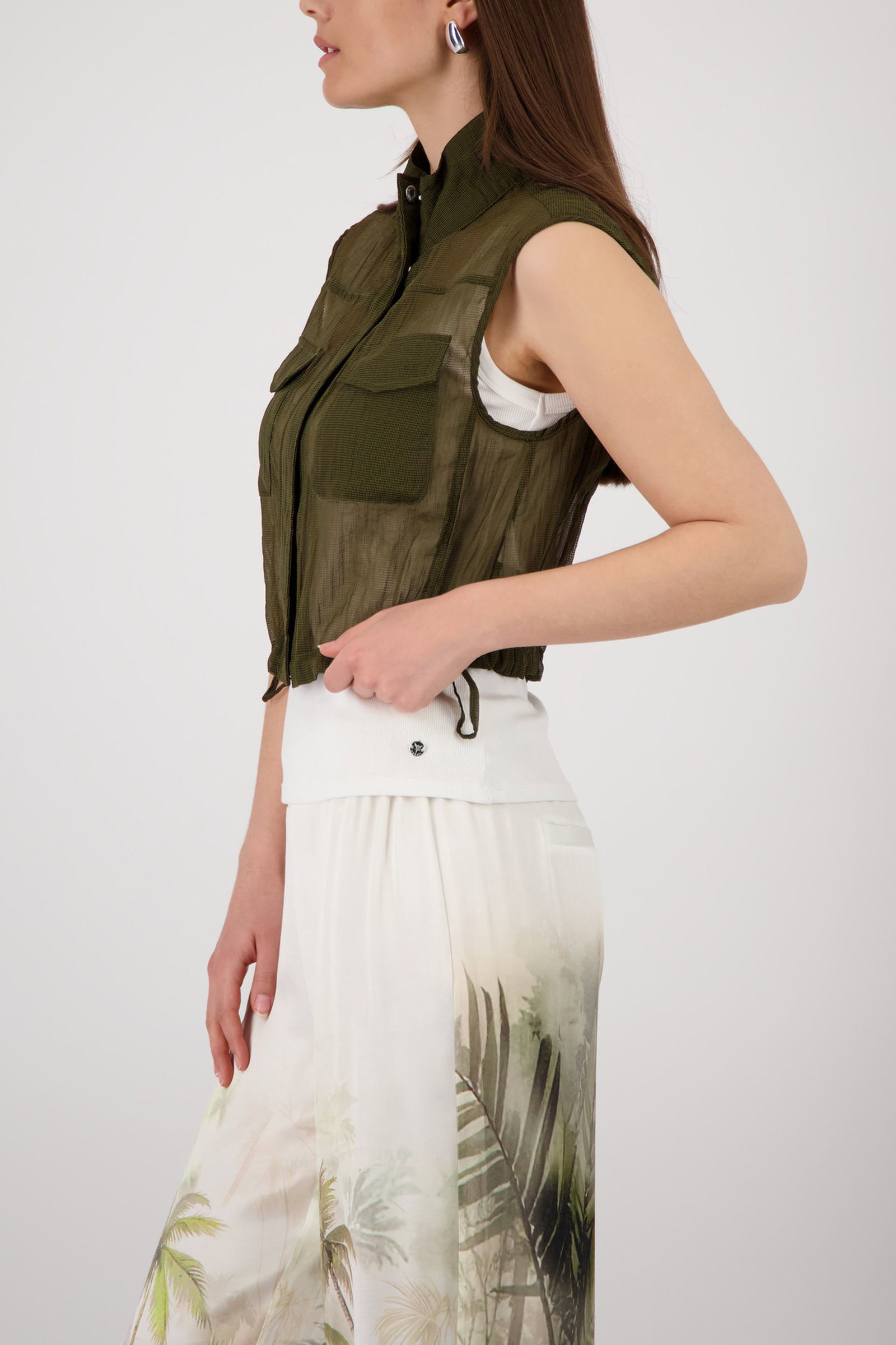 Monari |  Monari Weste  | 36 | smokey blue