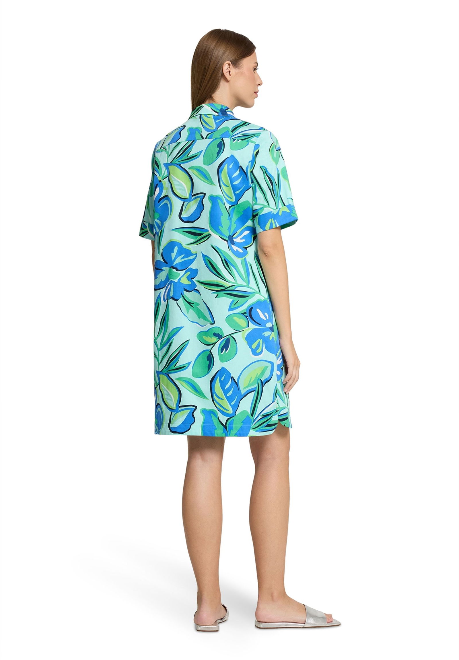 Betty Barclay |  Betty Barclay Hemdblusenkleid | 44 | green/blue