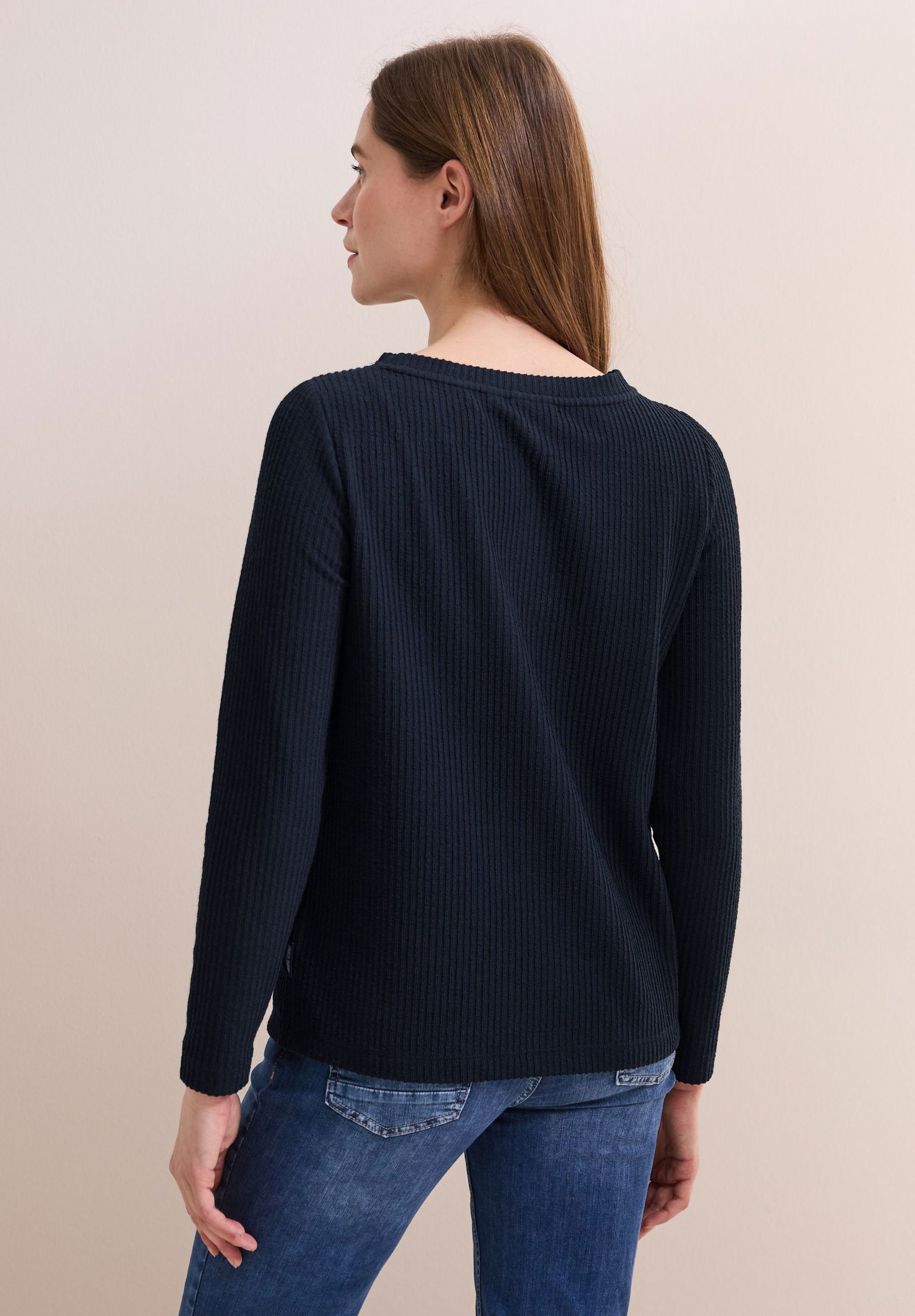 CECIL |  CECIL Longsleeve  | XL | universal blue