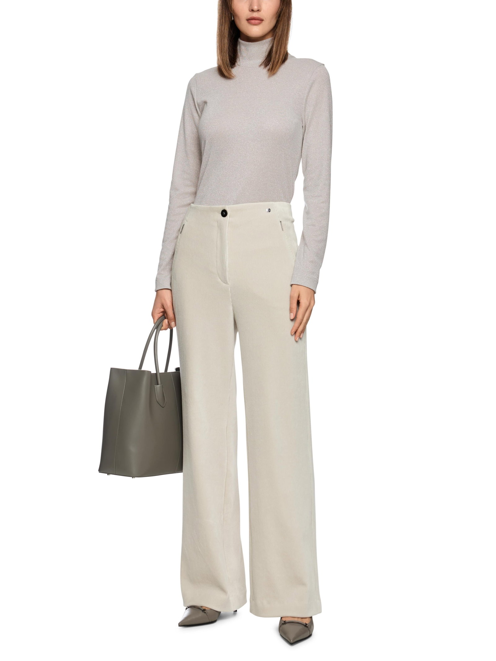 Marc Cain Schmaler Lurex-Longsleeve #2