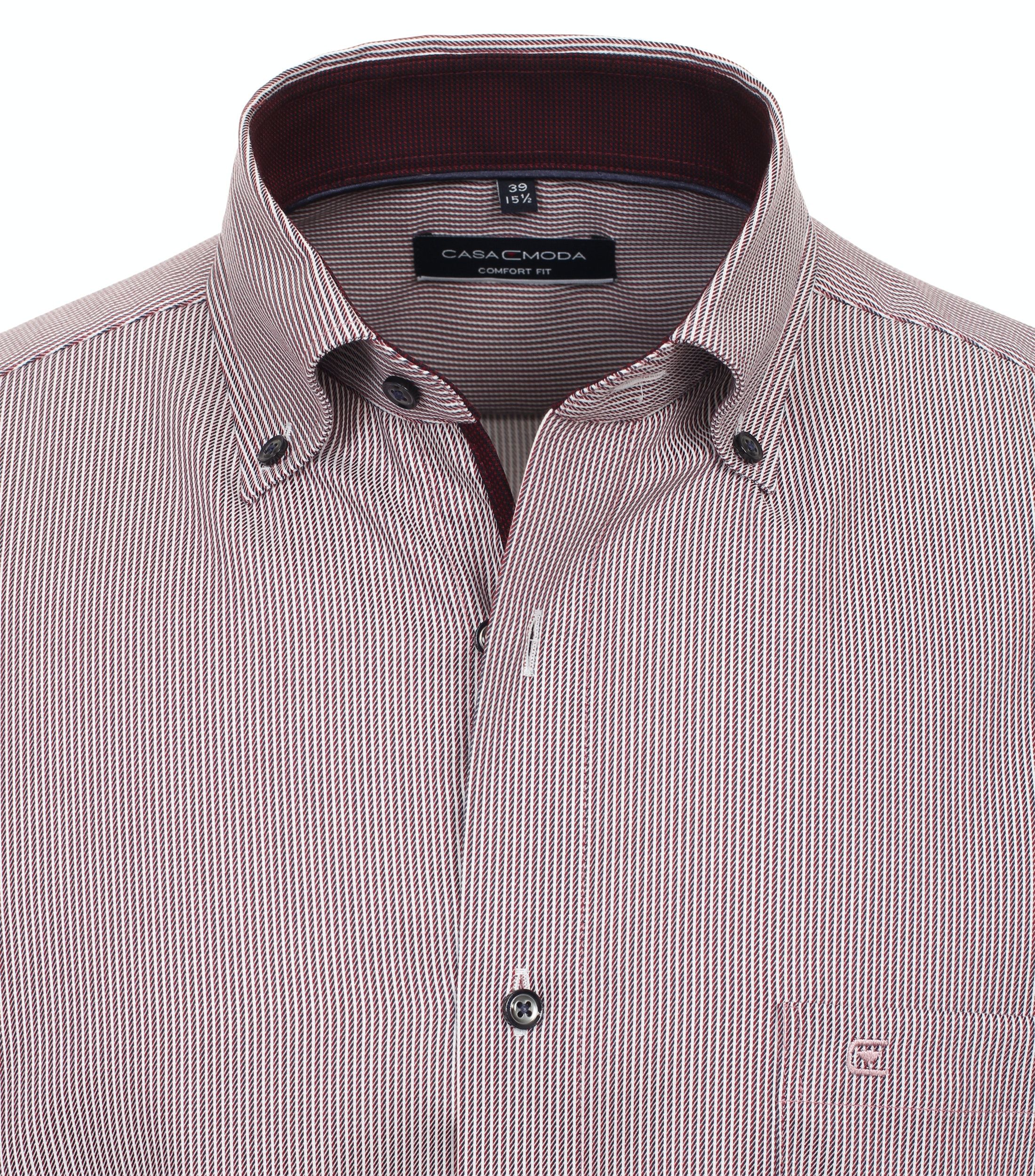 Casa Moda |  Casa Moda Hemd Regular Fit  | 45 | rot