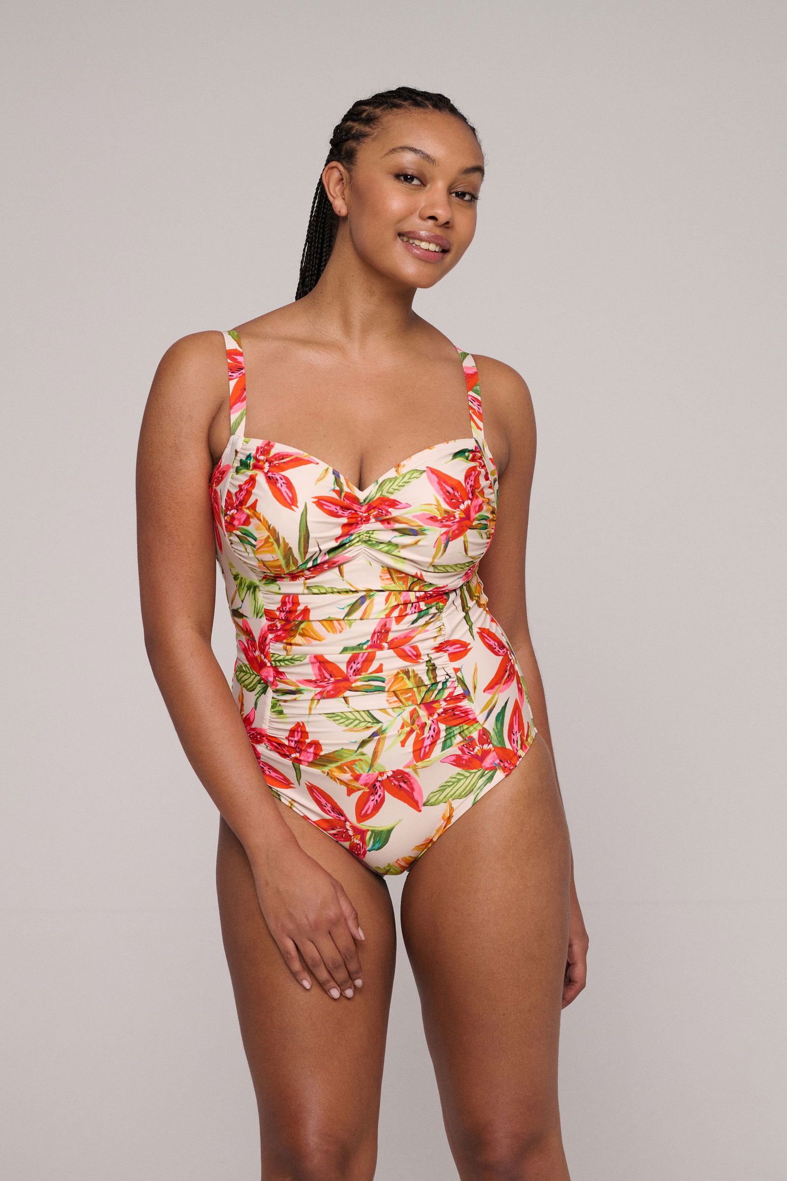 PrimaDonna |  TANZANIA Calm tropics Badeanzug Vollschale figurform | 85/H | calm tropics