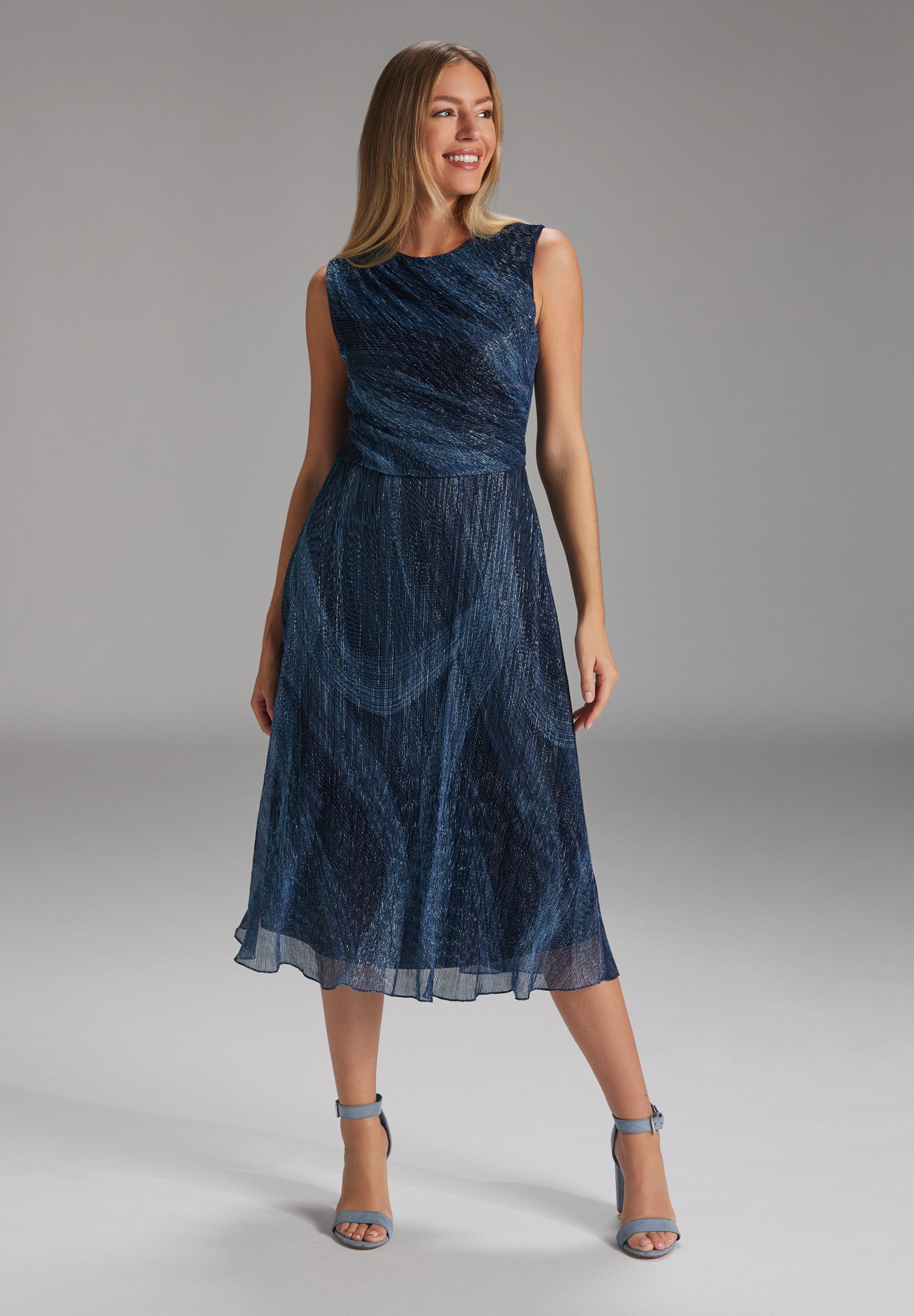 SWING |  SWING Kurzes Kleid  | 38 | azure blue