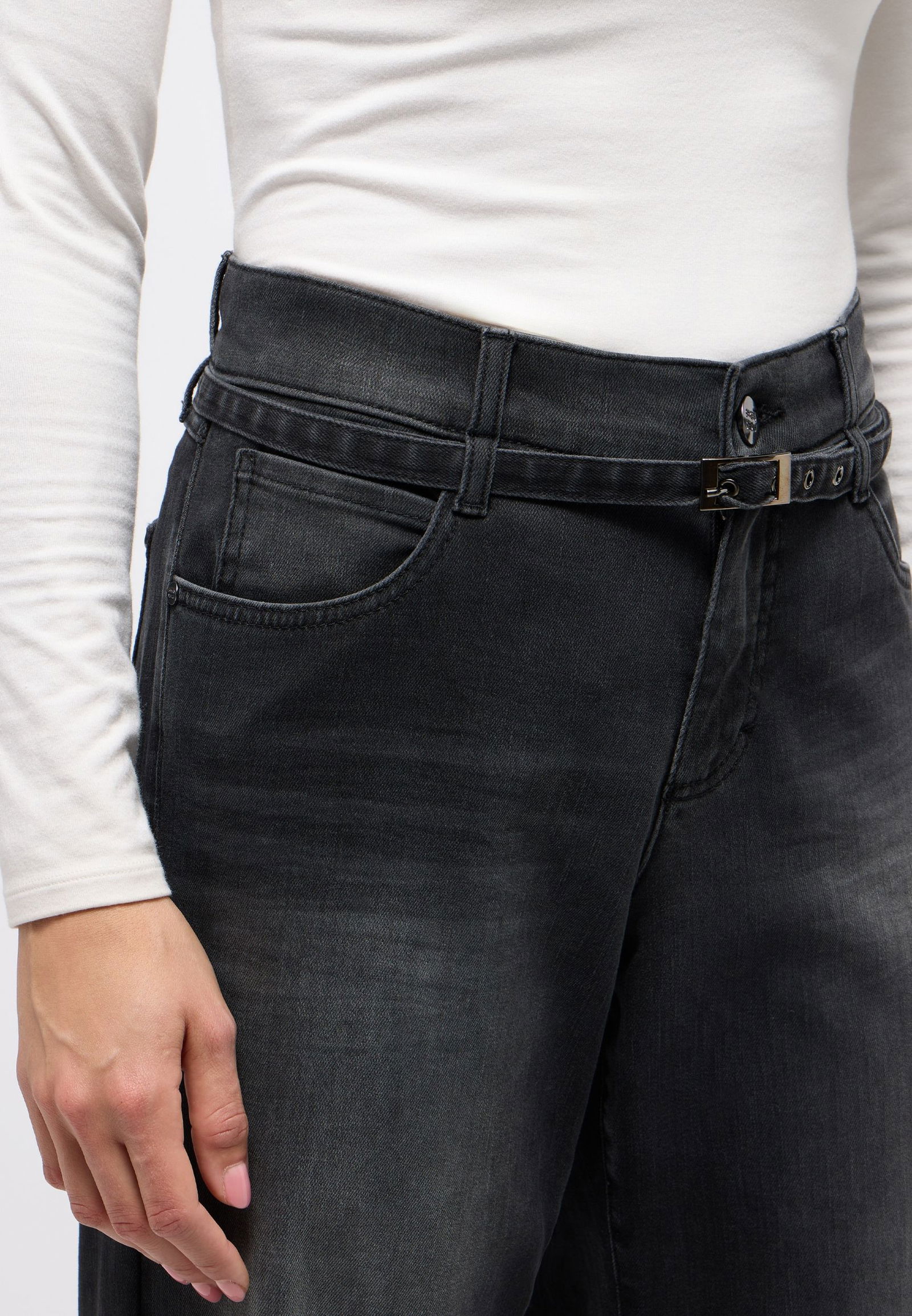 Angels | Angels Schlaghose "Liz Belt" | 38/30 | anthracite used