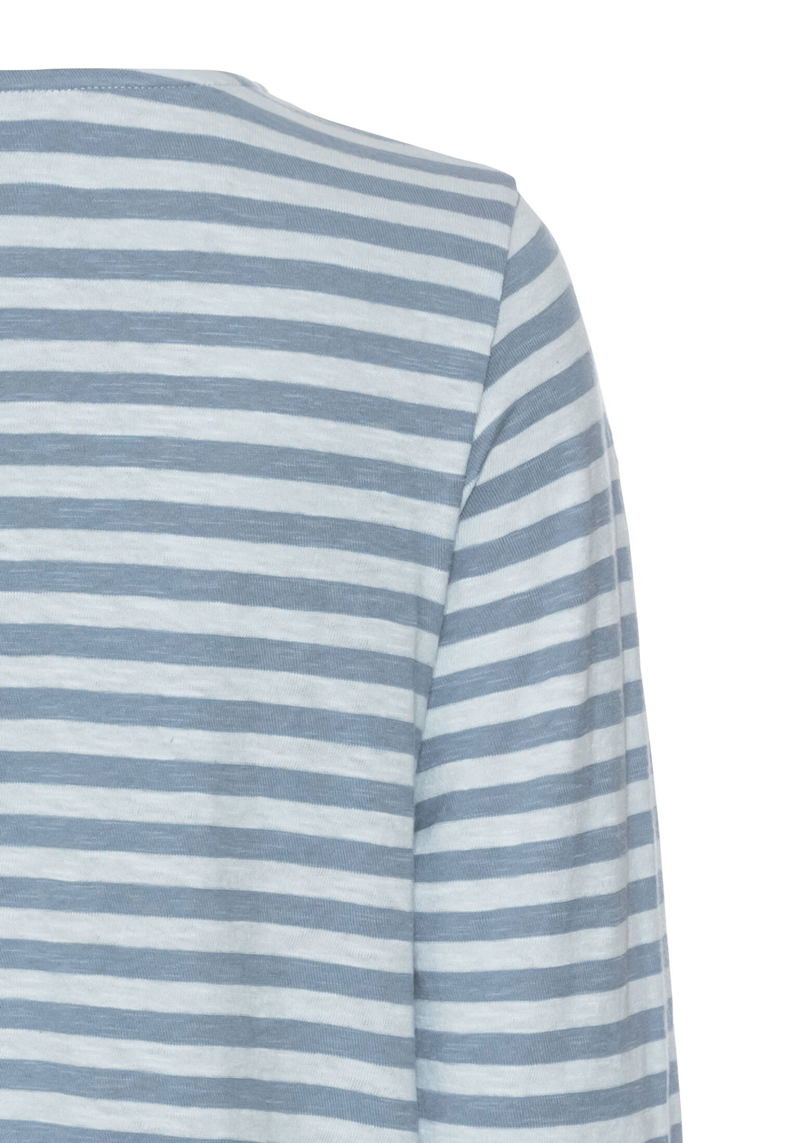 Camel Active | Streifenshirt aus Organic Cotton | S | denim blue