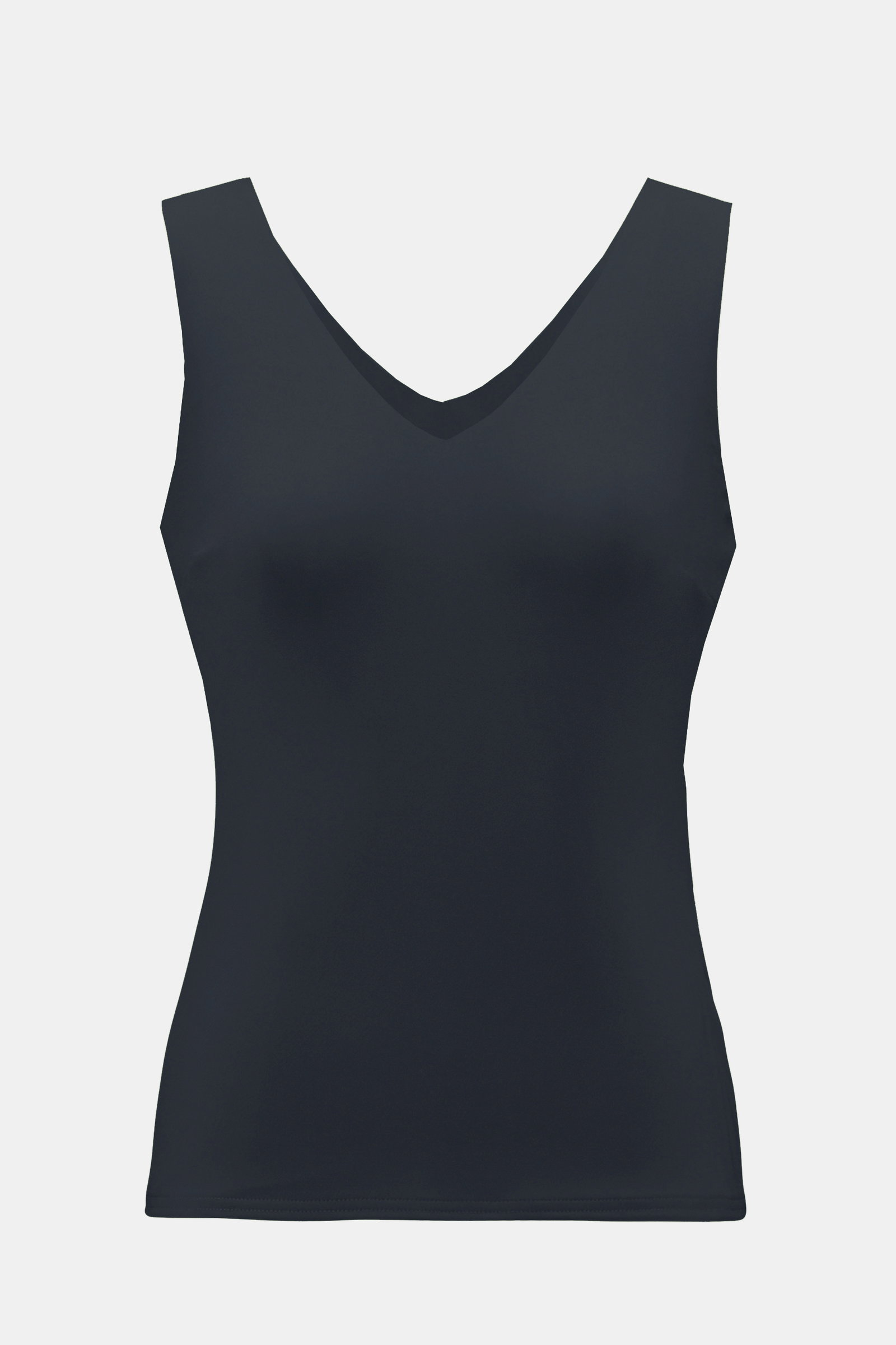 Joseph Ribkoff Top Schwarz ärmelloses V-Neck-Top mit figurbetonter Passform #3