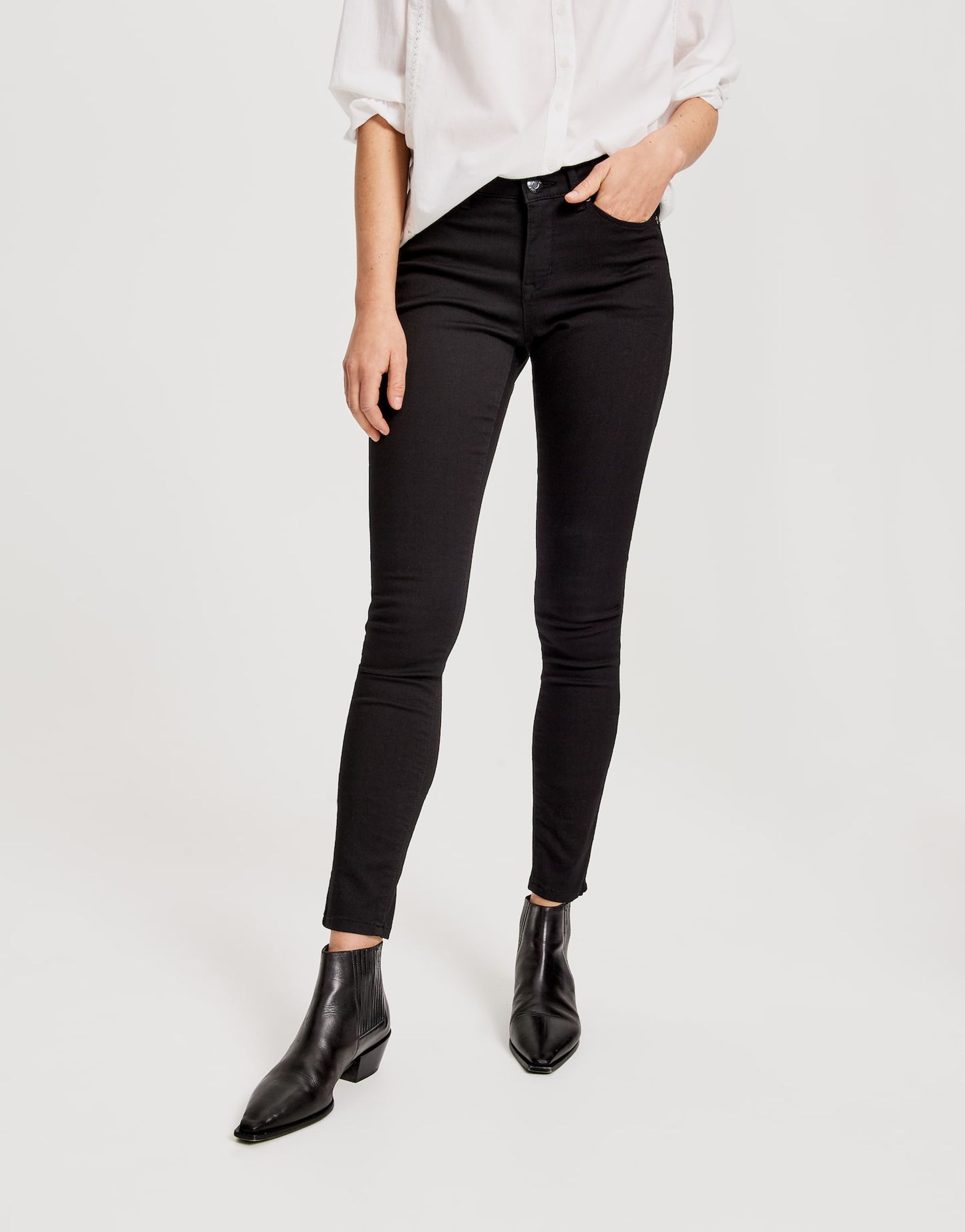 Opus |  Opus Schmale Hose  | 36/30 | black