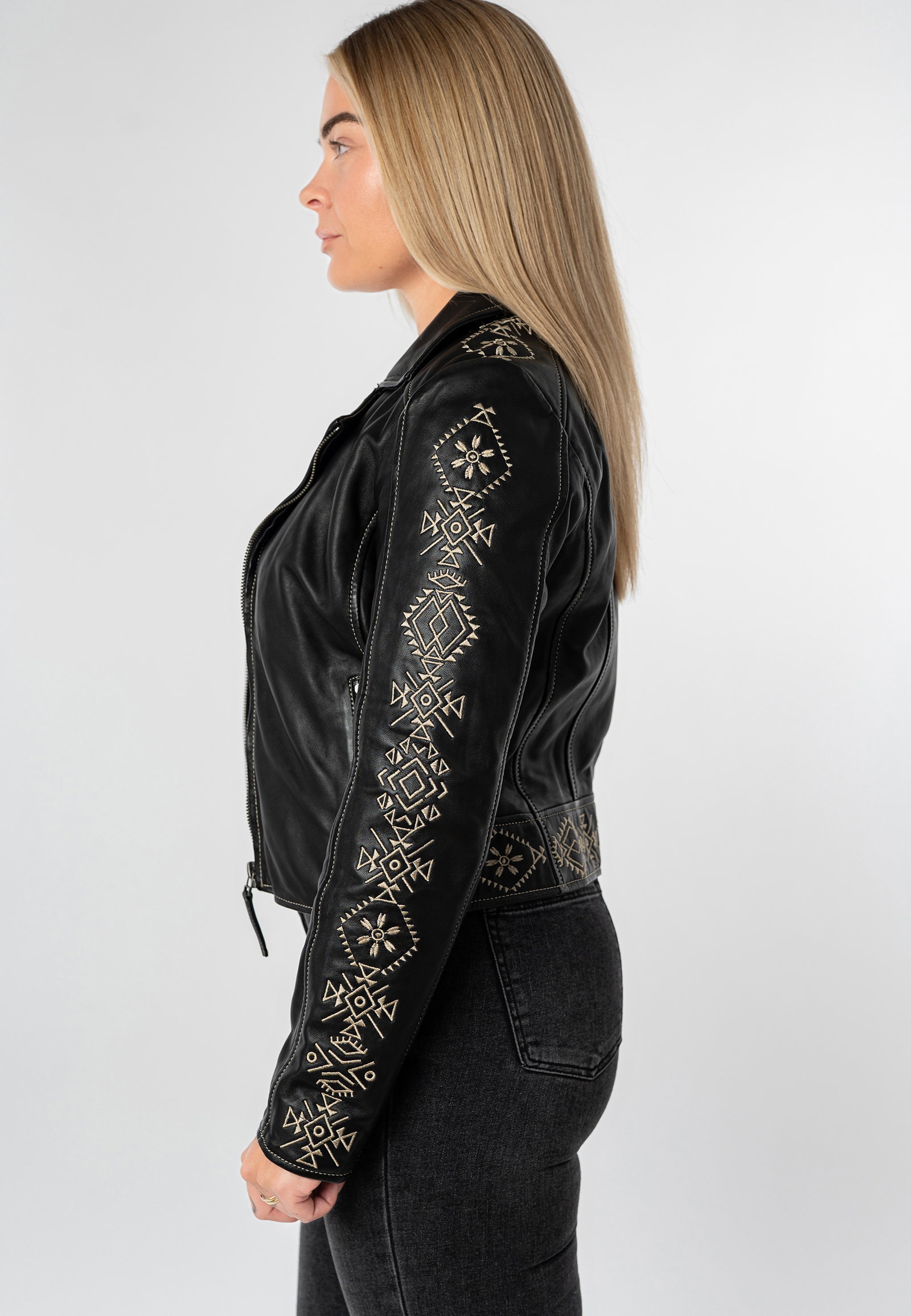 Mauritius Gipsy Lederjacke MWCoraschon, black III #4
