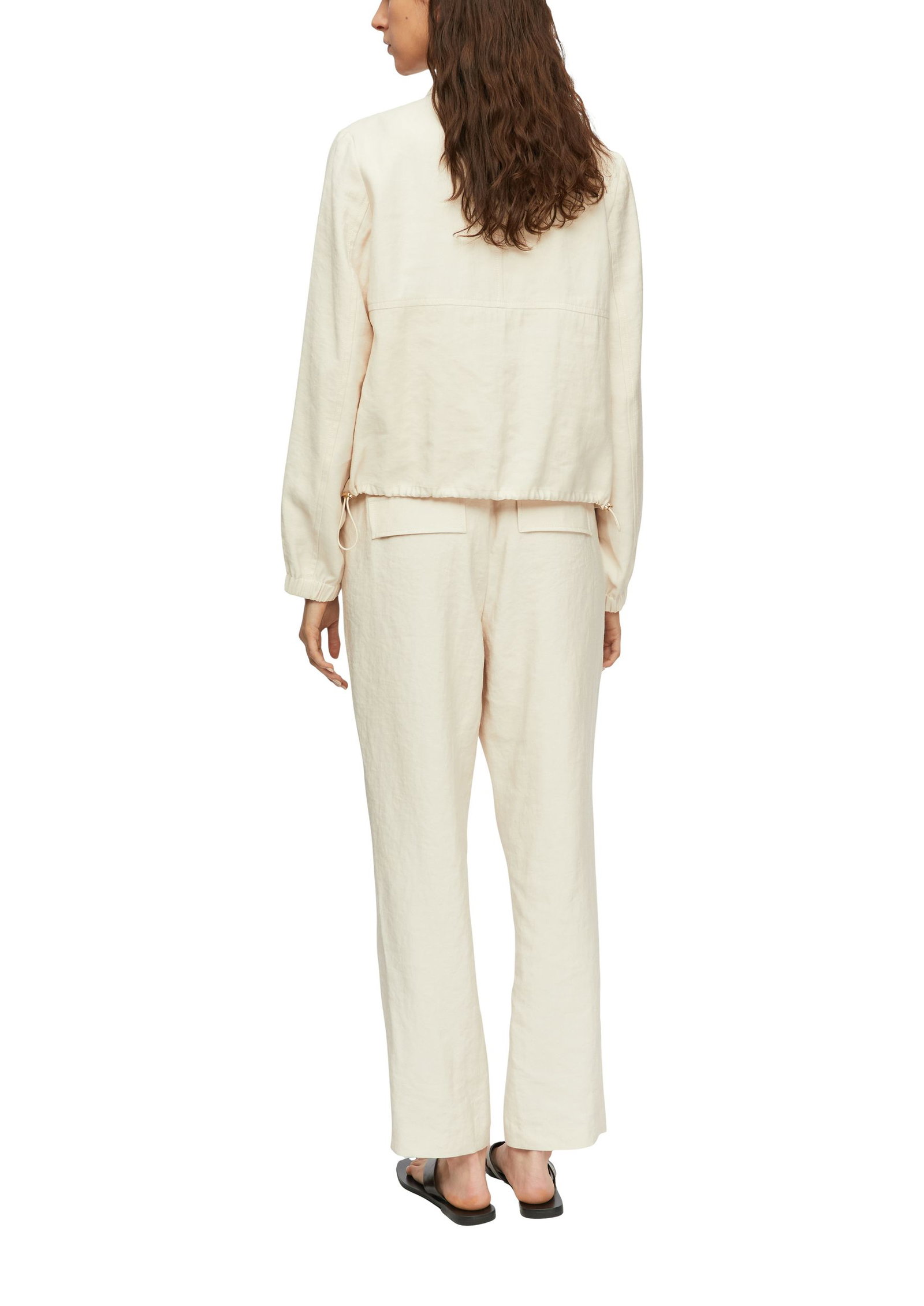 f9c58ff3eb4b9cc5c9627fee15d51e0f Comma | Comma Schmale Hose | 34 | beige