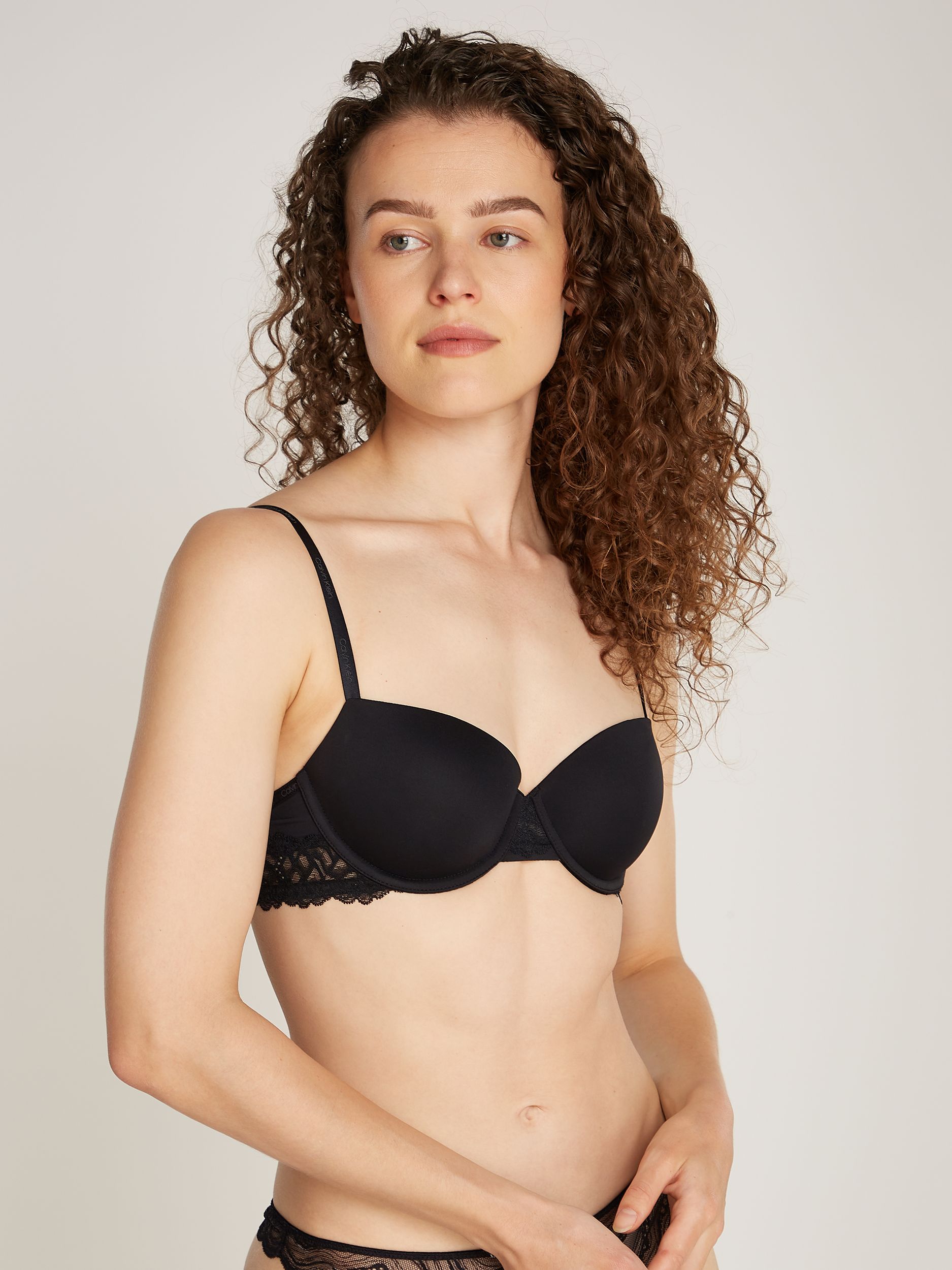  |  LIGHTLY LINED BALCONETTE | 36/DD | black