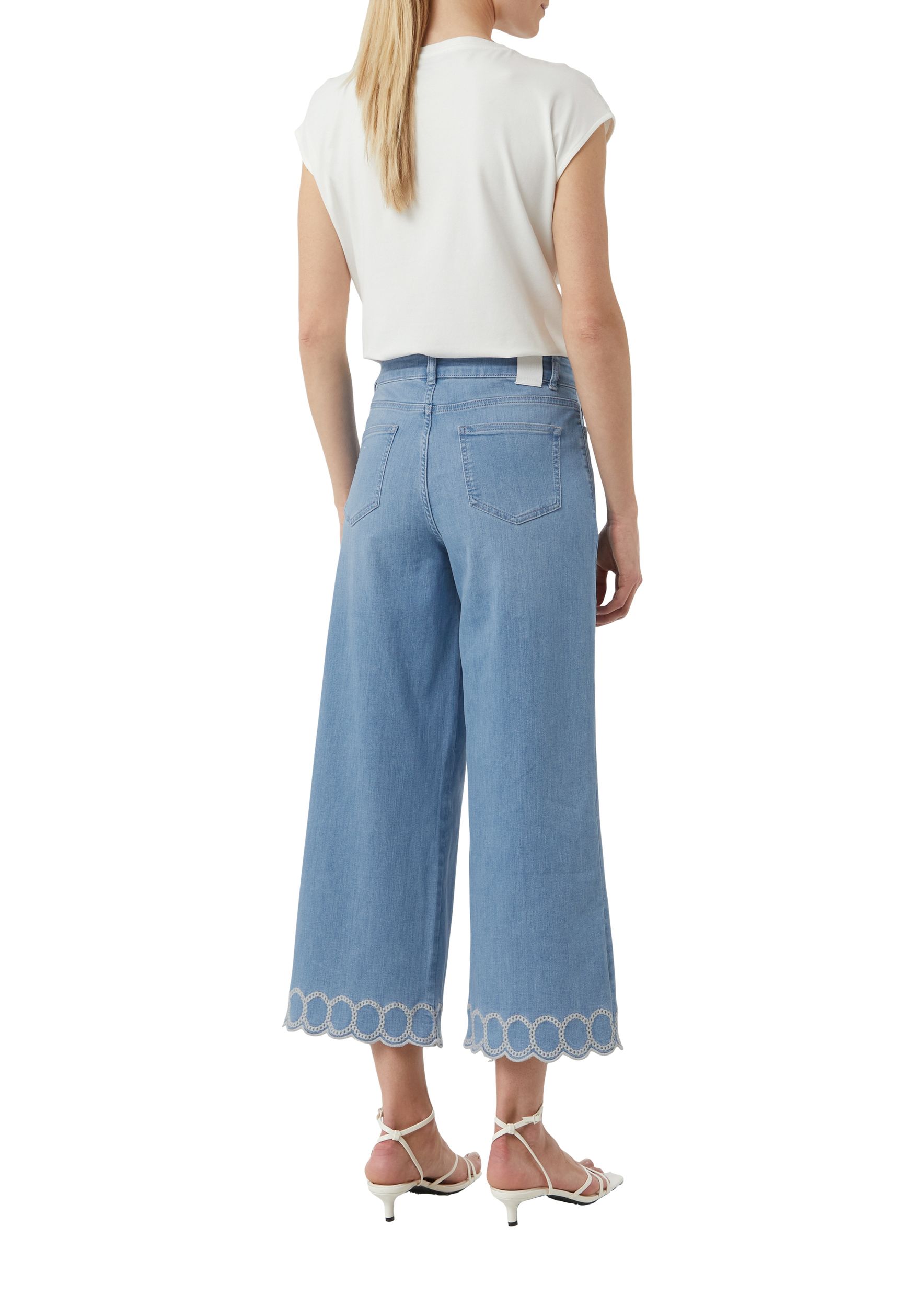 Comma |  Comma Schmale Hose  | 40/REG | blau