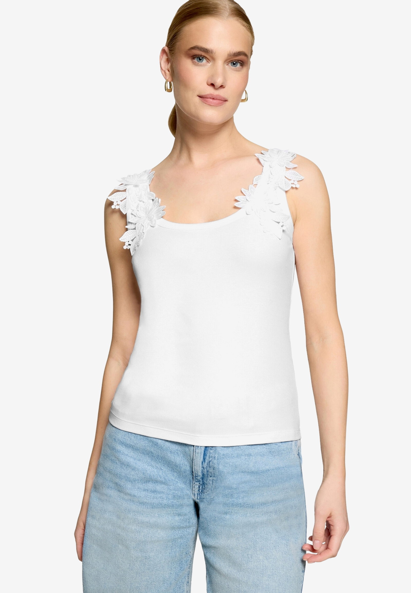 Top Kurz Tanktop, Brilliant White #6