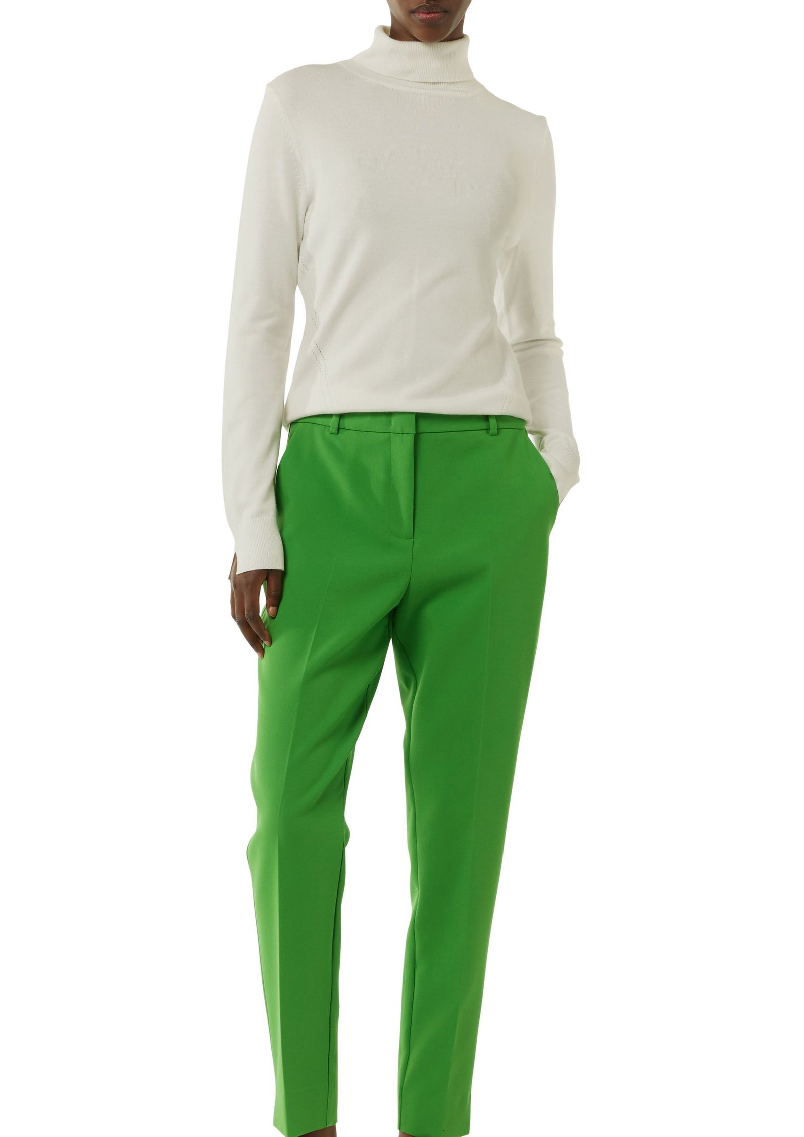 2ec37dfb9b321bc539d9835b6405d221 Comma |  Comma Rollkragenpullover  | 40 | weiß