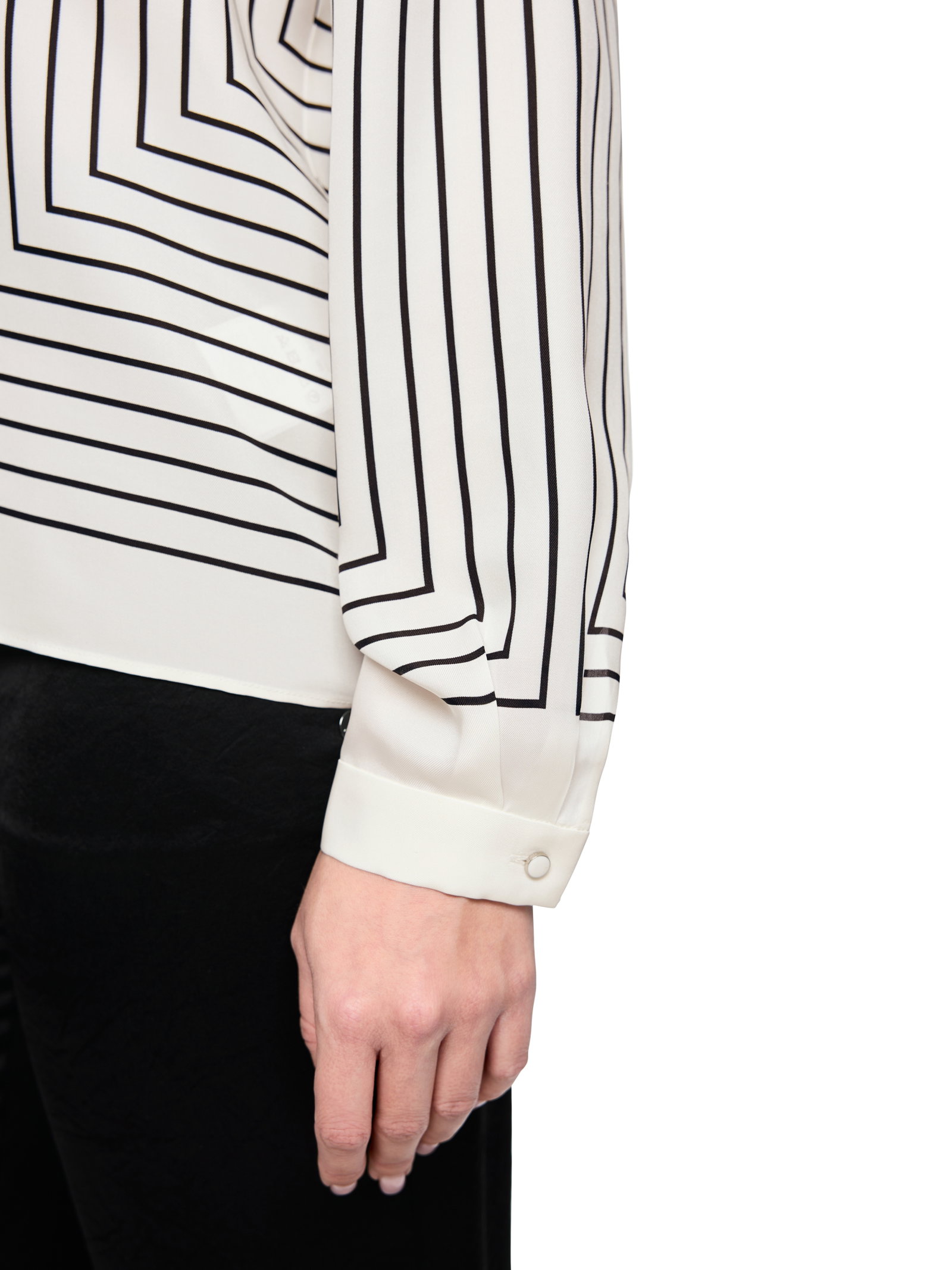 Bluse, white and black #5