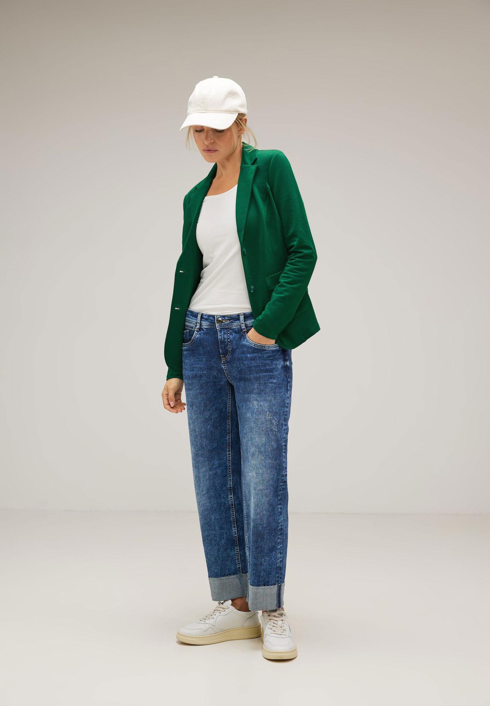 Street One | Street One Kurzblazer | 40 | gentle green