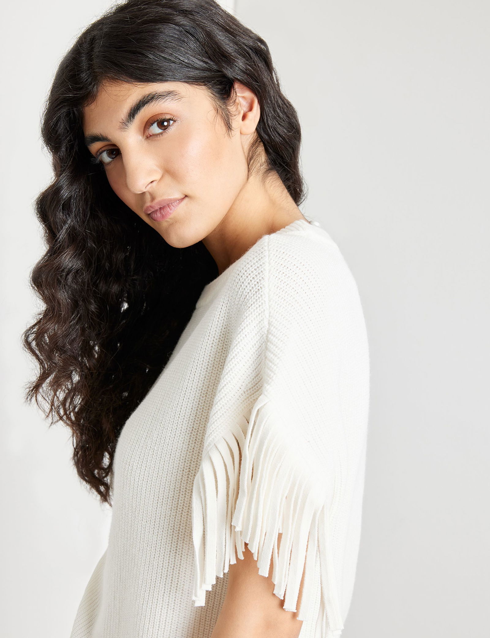 Pullunder mit Fransen