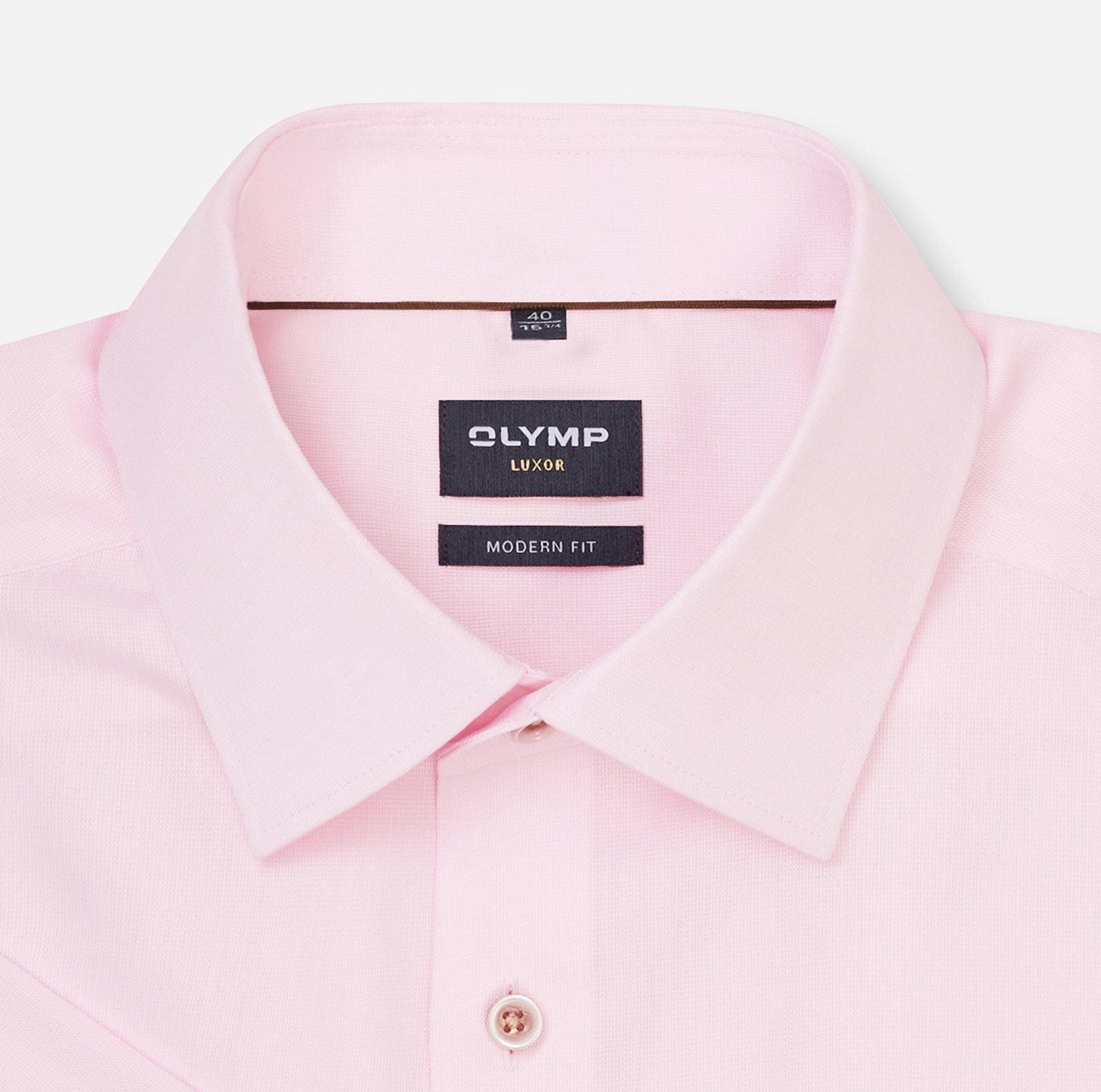 Olymp |  Olymp Hemd Modern Fit  | 40 | hellrosé