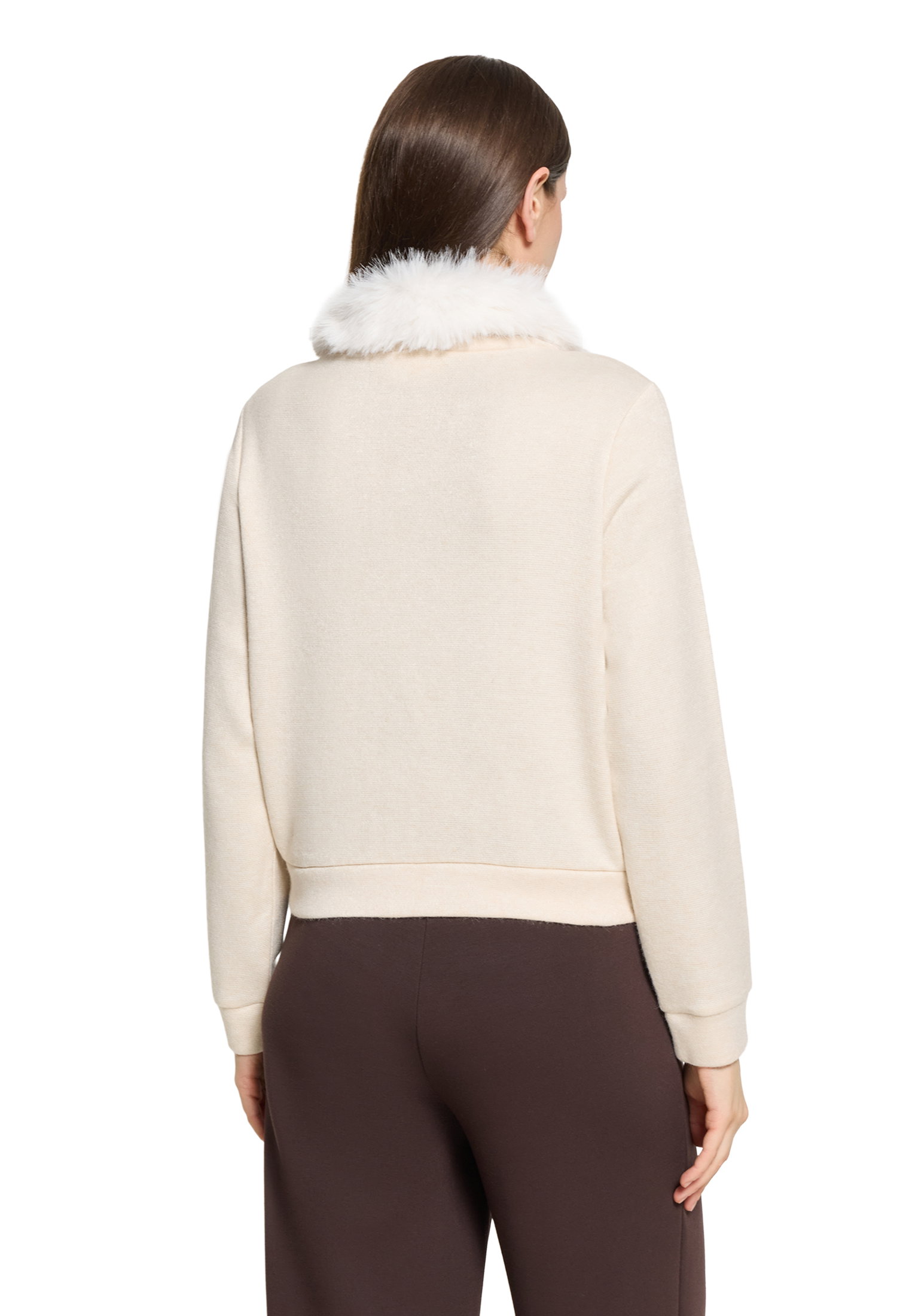 Shirt Jacke Kurz 1/1 Arm, Light Beige Melange #4