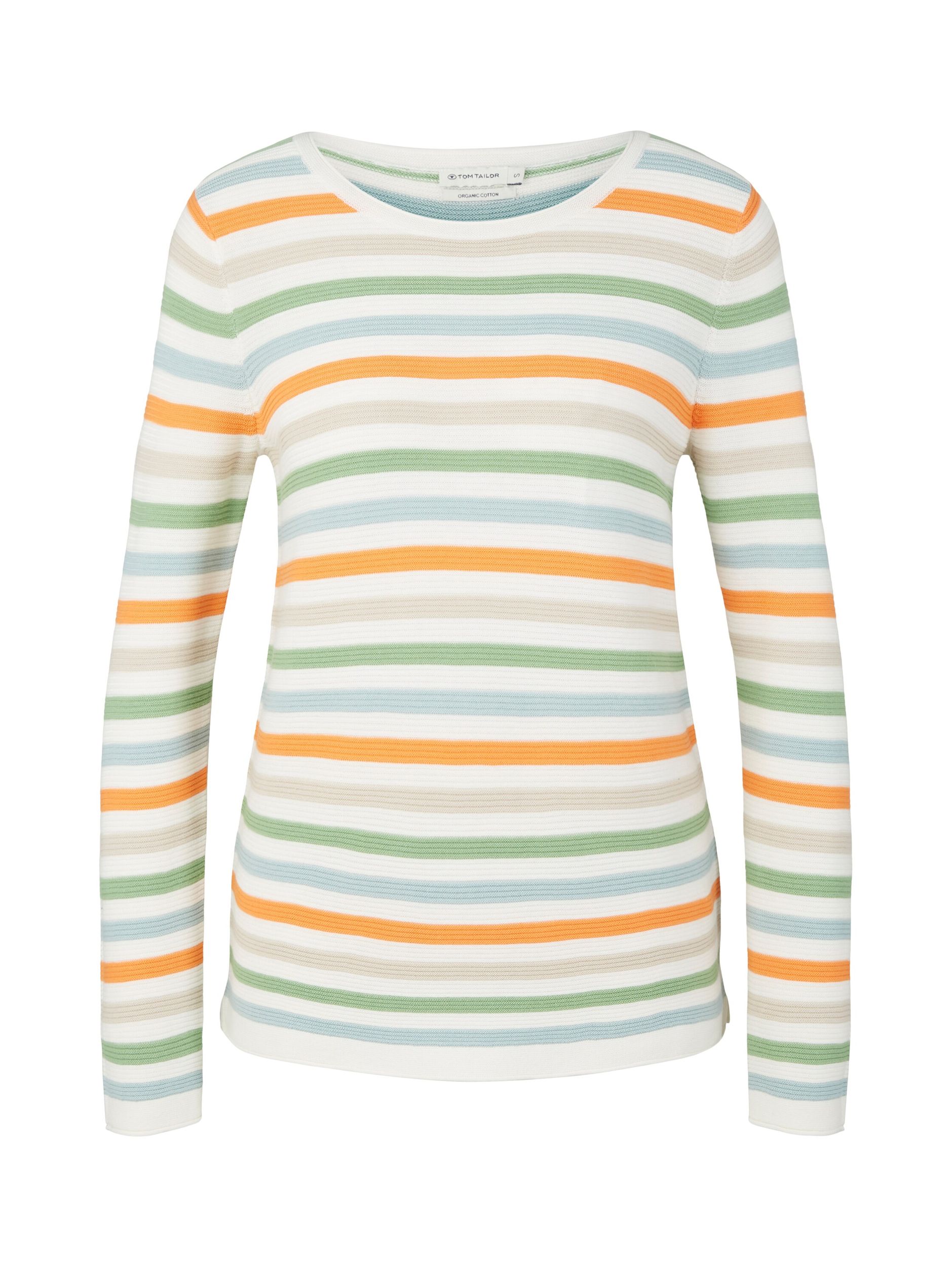 orange green multicolor stripe