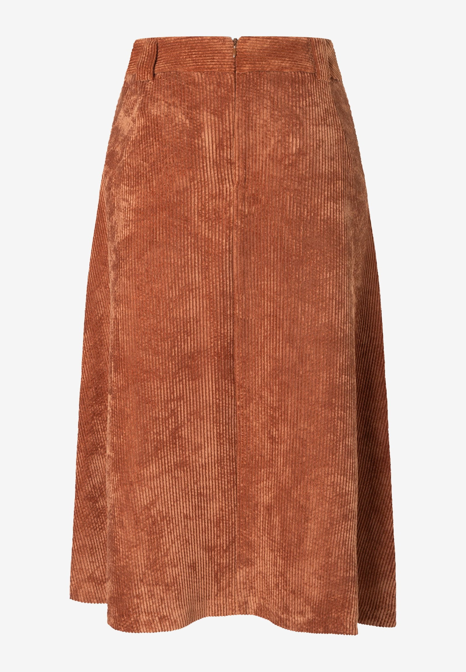 Soft Corduroy Midi Skirt, cinnamon #2