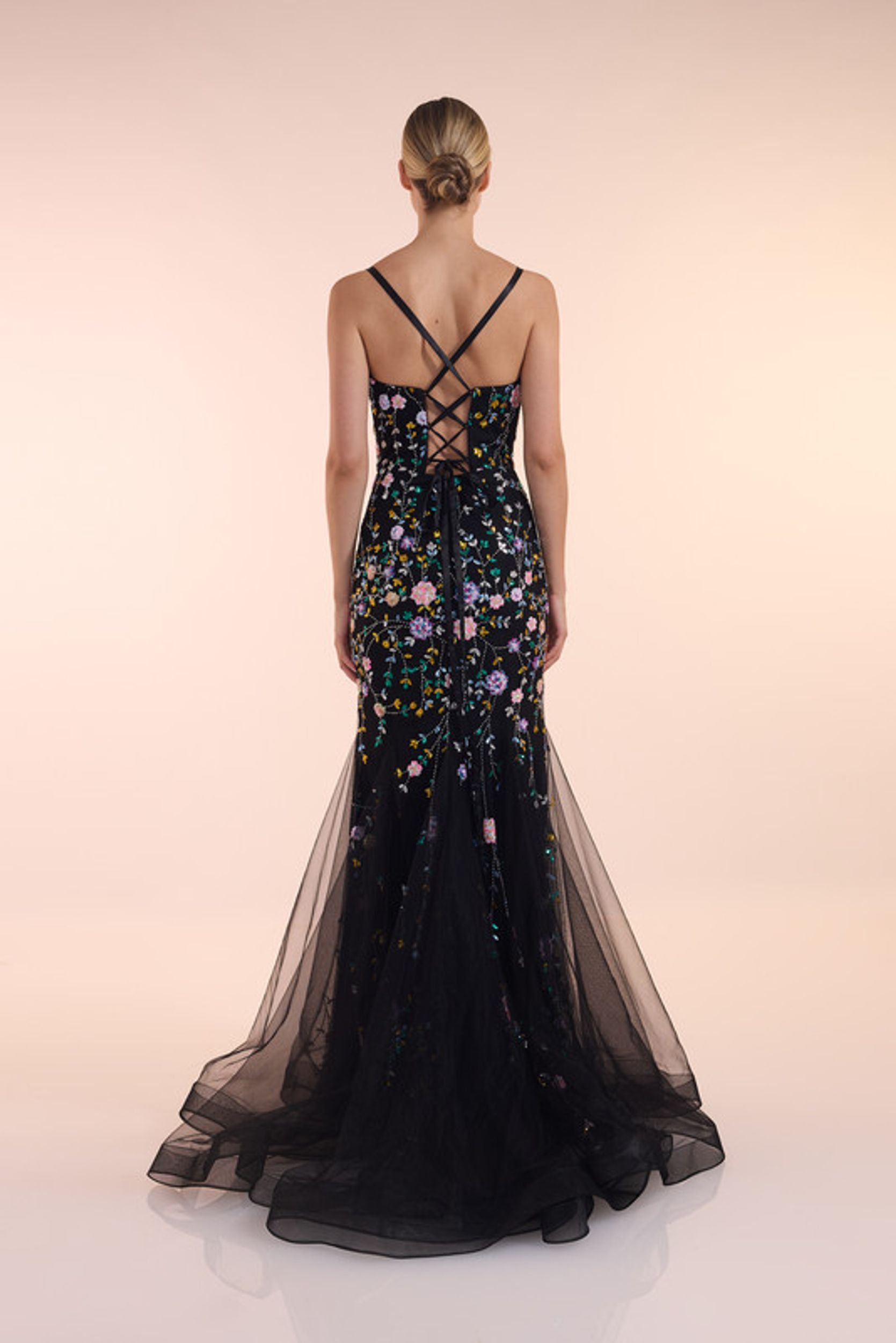 Unique |  Unique Langes Kleid  | 36 | black