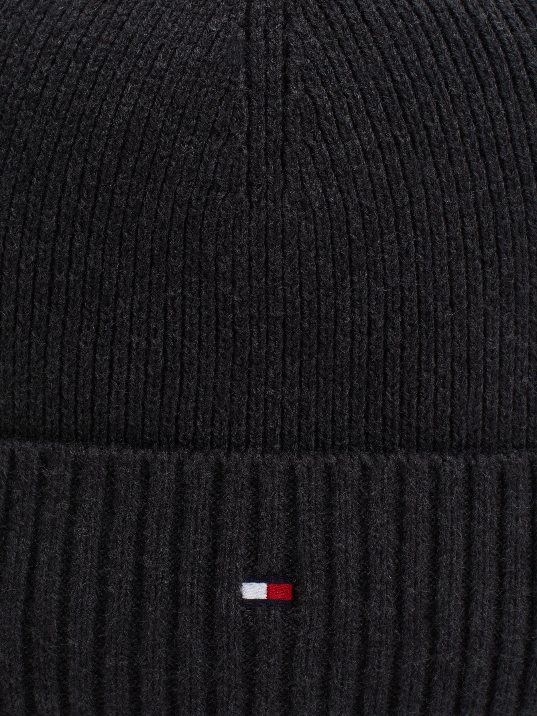 Tommy Hilfiger |  Tommy Hilfiger: FlagCotton Beanie | OS | charcoal grey