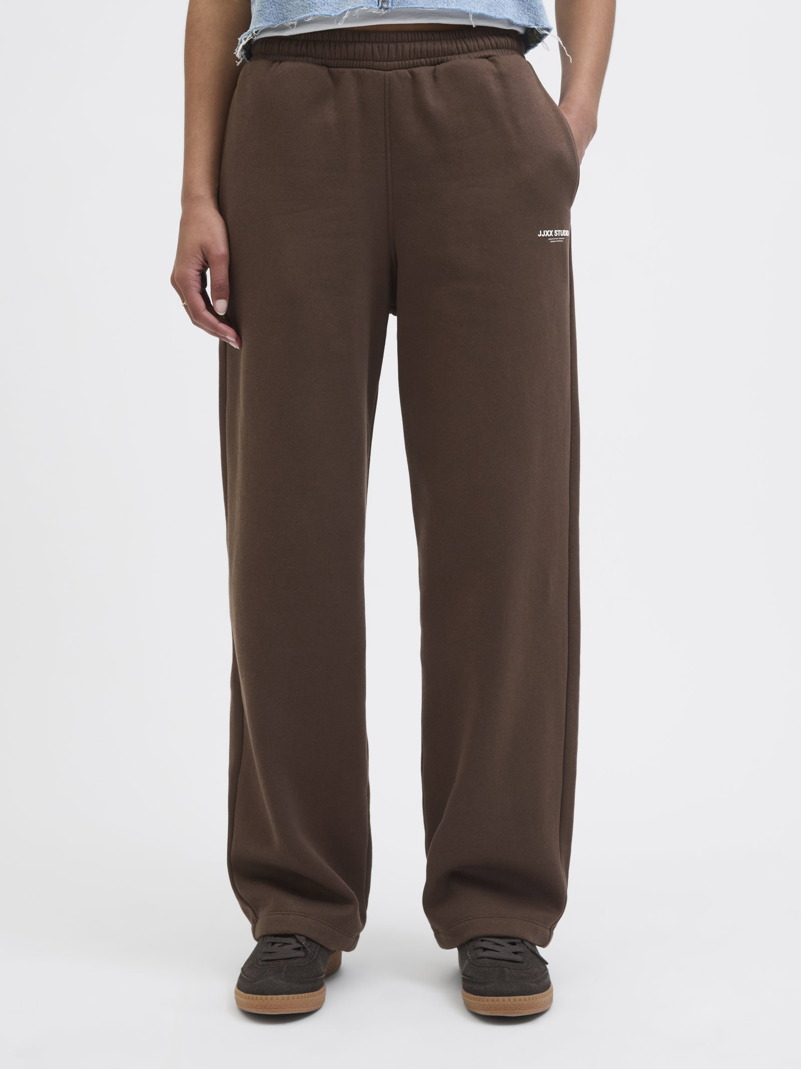 JXSTUDIO VESTERBRO HW PANT SWT NOOS, Bracken/BRIGHT WHITE JJXX STUDIO #5