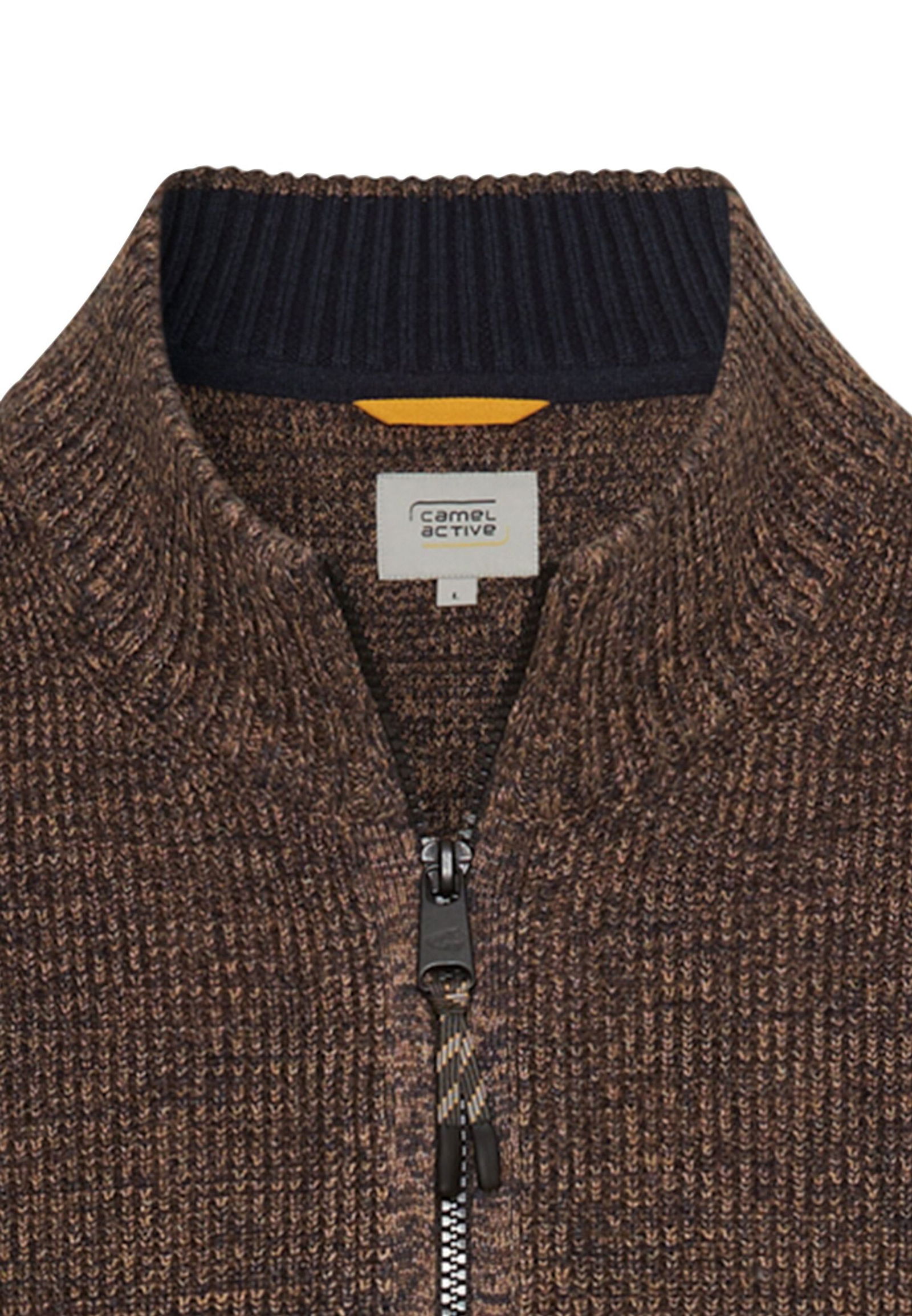 Camel Active | Camel Active Strickjacke | Cardigan | XL | dark choclate