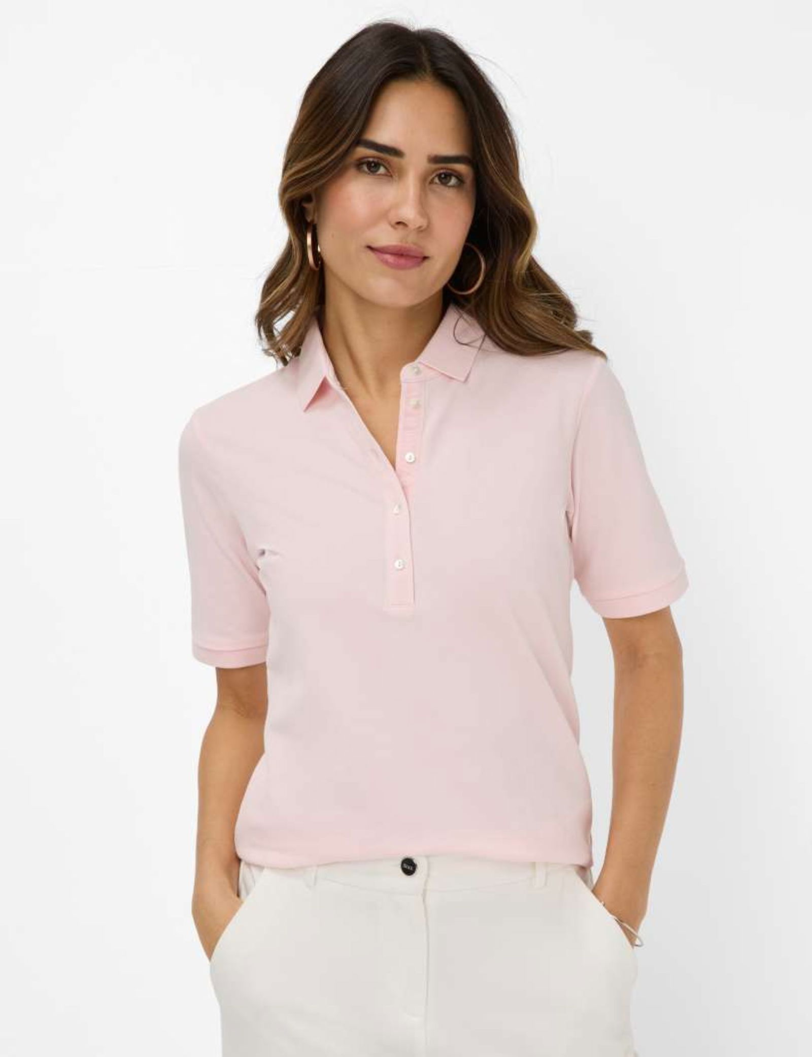 cbe5b47e7ad863521c0502c2cb3e1315 Brax |  Brax Poloshirt  | 46 | rosa
