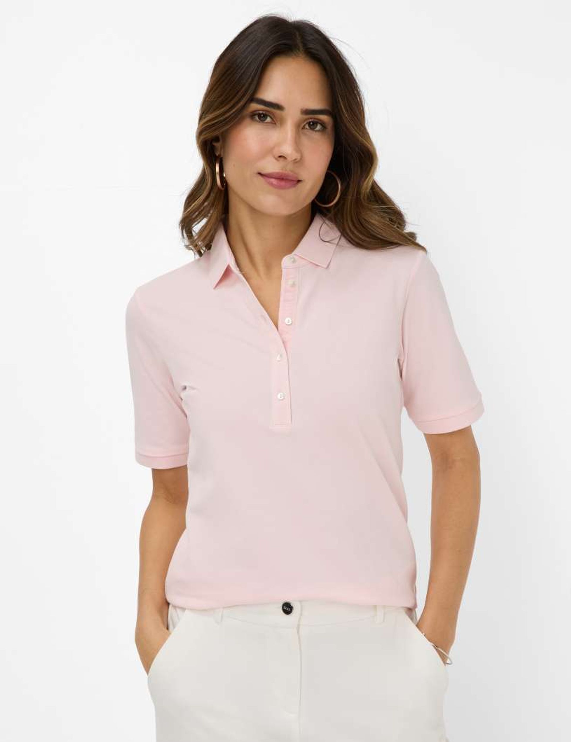 Brax |  Brax Poloshirt  | 46 | rosa