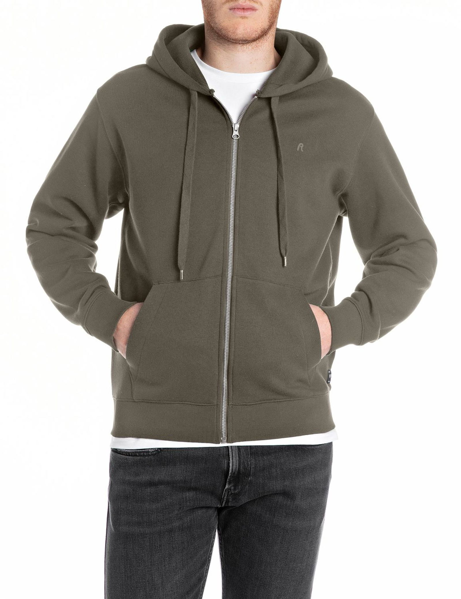  |  Ju. Sweat+Hoodie Basic | M | mud green