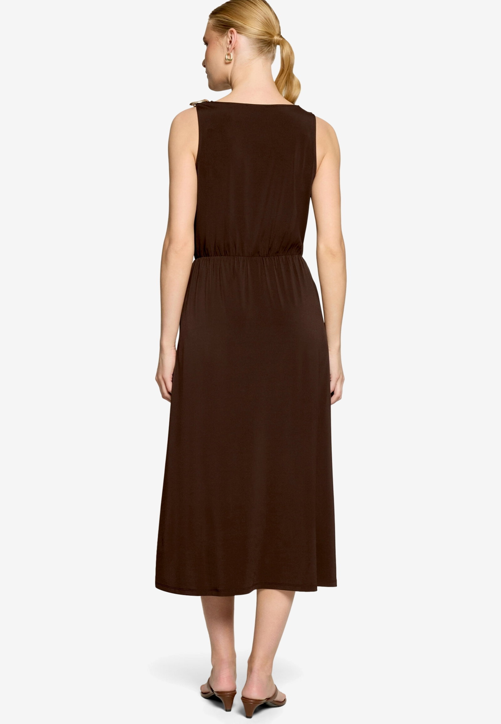 Kleid Lang ohne Arm, Chocolate Plum #3