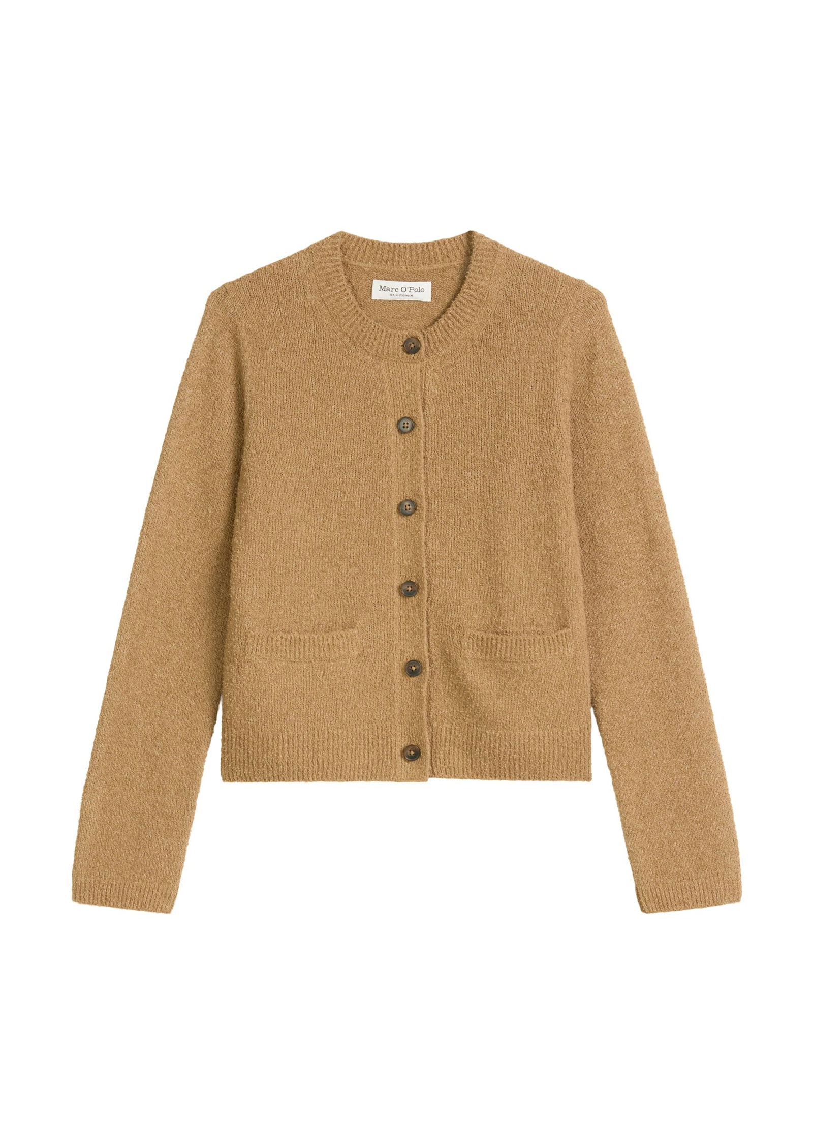 be56e5ee37caa3426322859e83f620d5 Marc O´Polo | Marc O´Polo Cardigan regular aus Bouclé-Garn | L | 4402_721