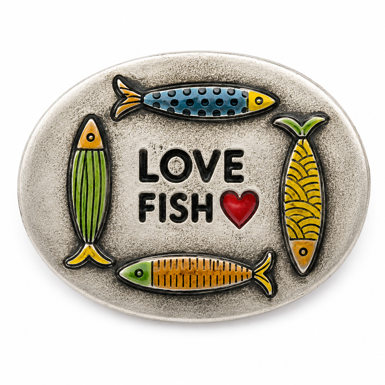 Umjubelt Schließe Love Fish K03535 #1
