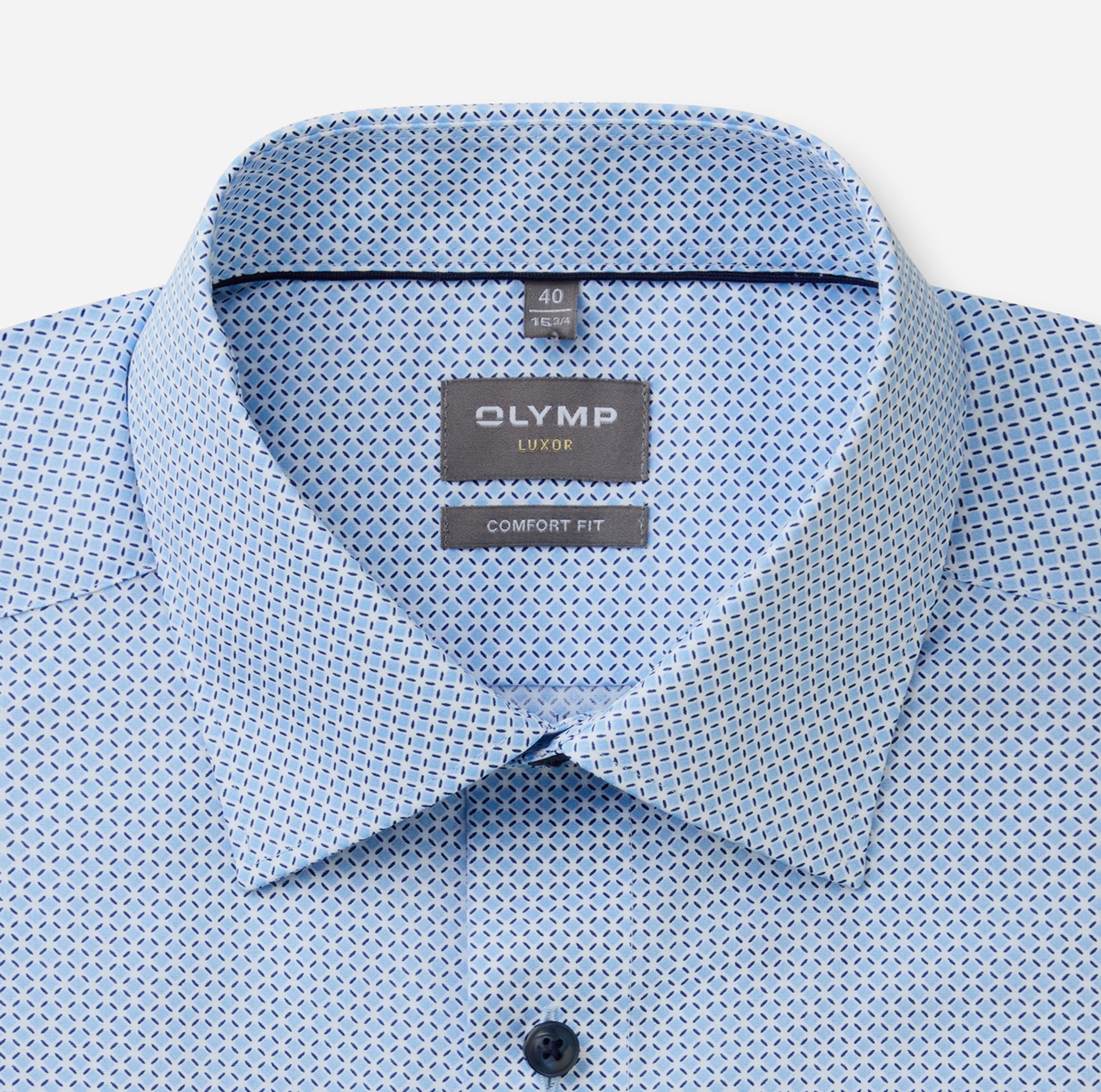 Olymp |  Olymp Hemd Modern Fit  | 42 | bleu