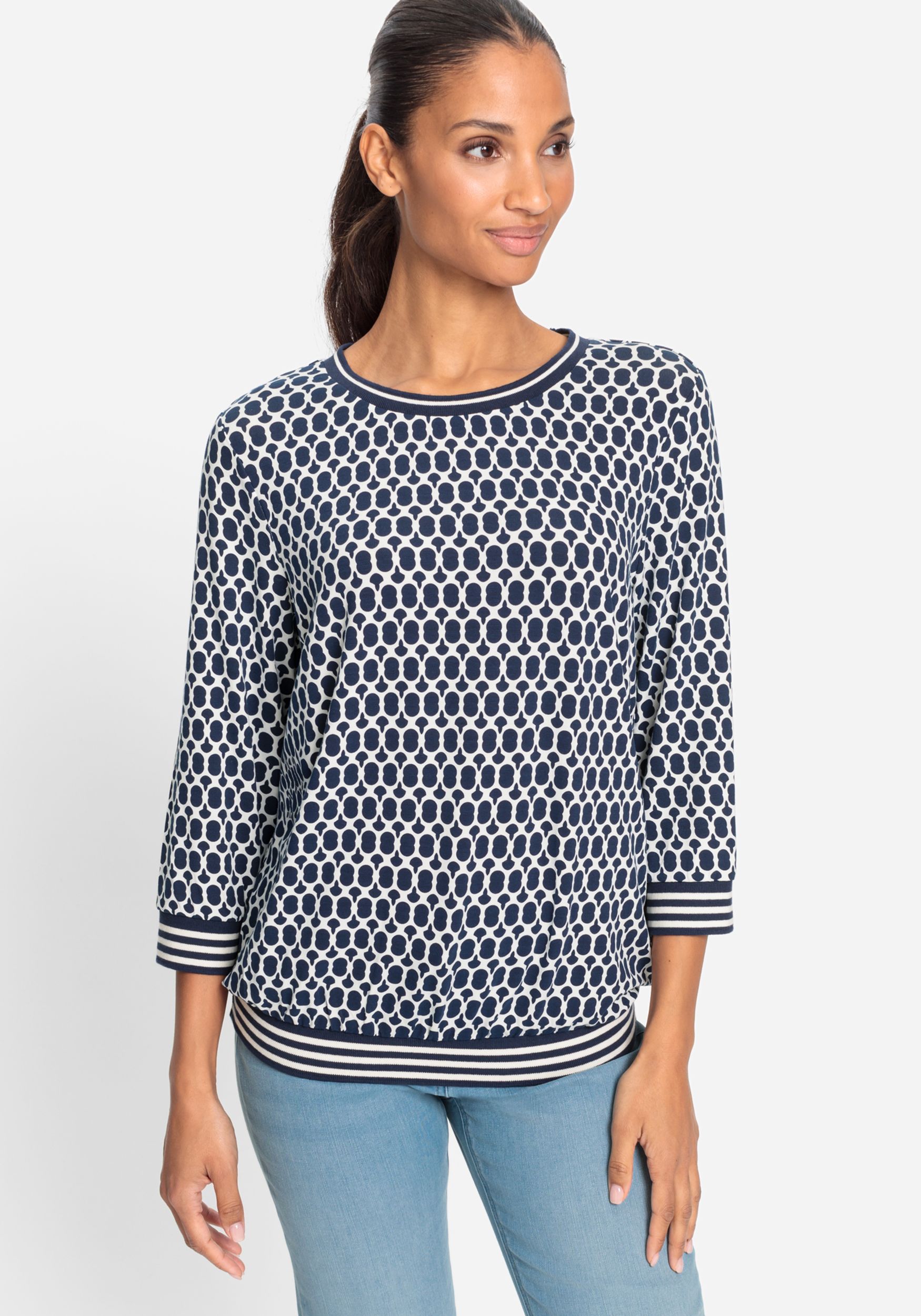 Olsen |  Olsen Longsleeve  | 44 | ink blue