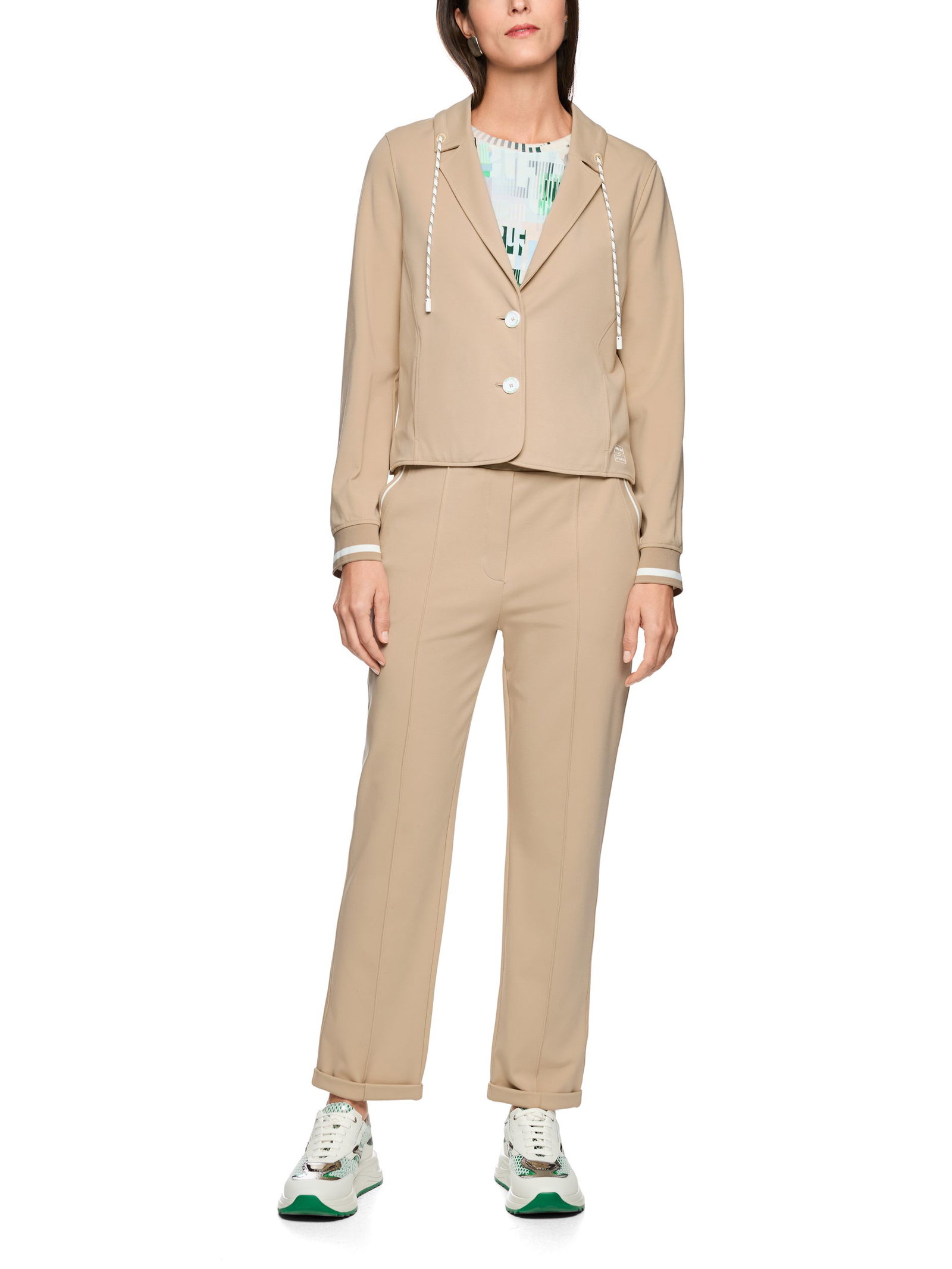Marc Cain Sports |  Marc Cain Sports Kurzblazer  | 38 | light stone