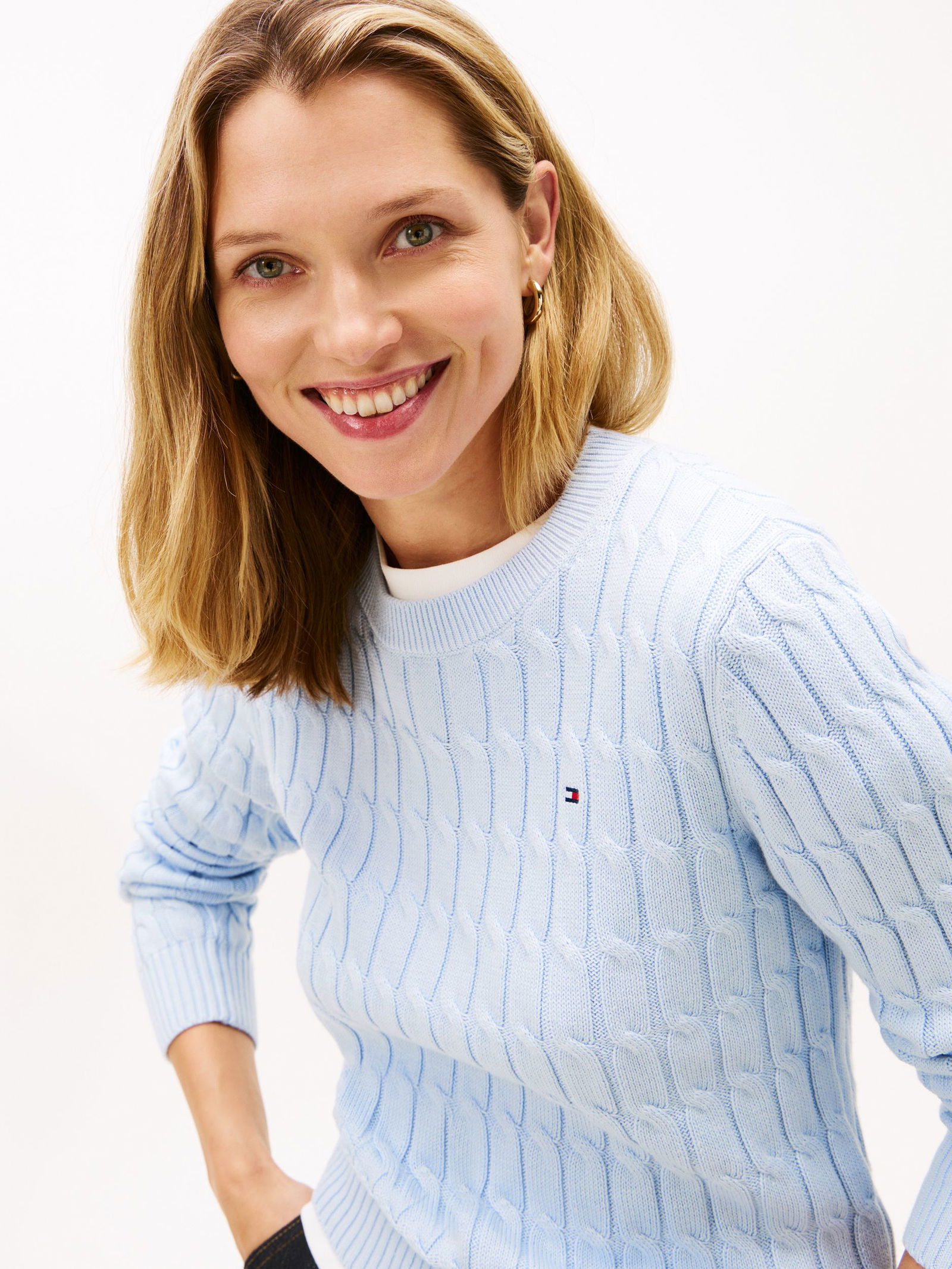 Tommy Hilfiger |  Tommy Hilfiger Pullover  | L | breezy blue