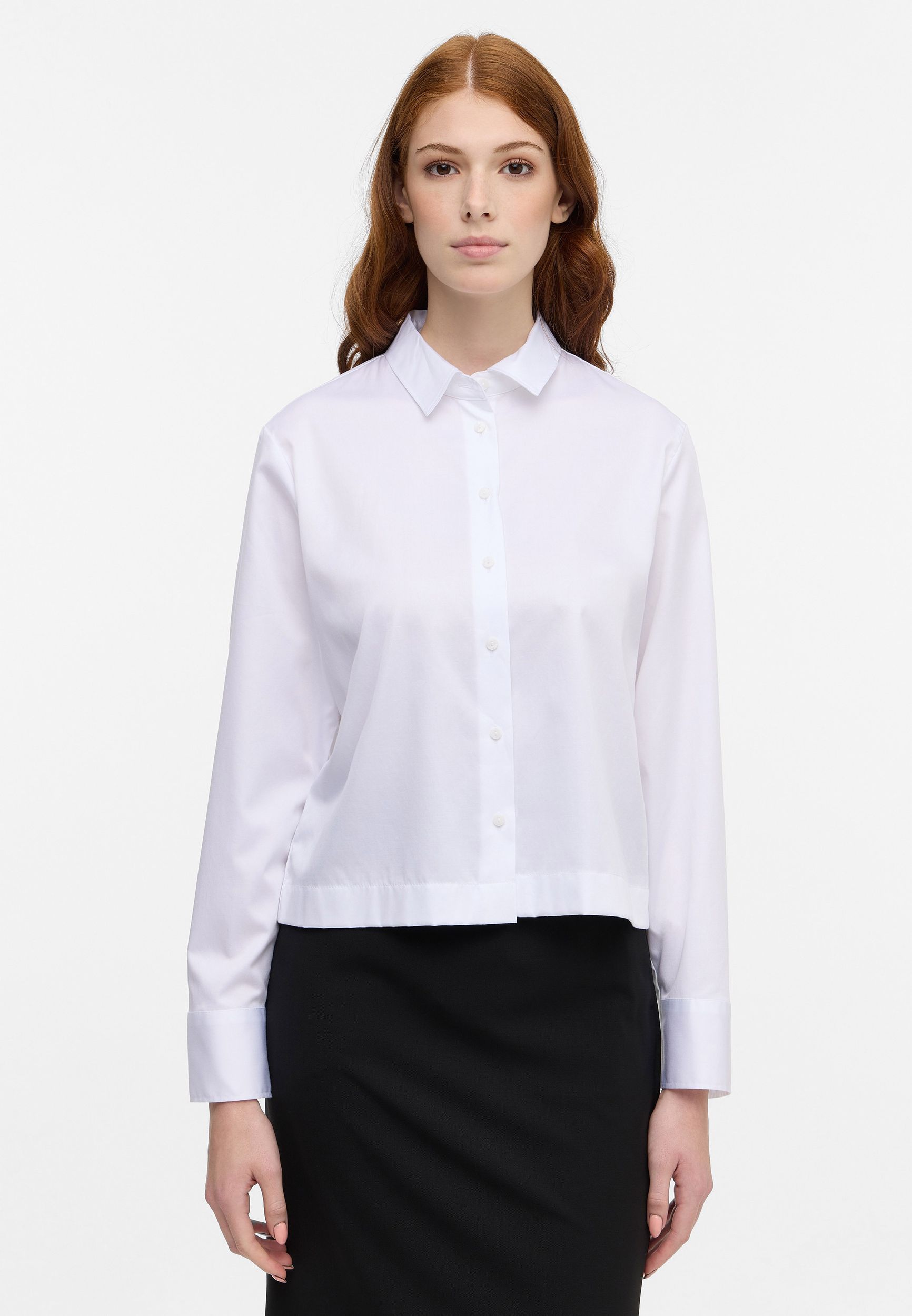 Eterna |  Eterna Hemdbluse  | 46 | weiß