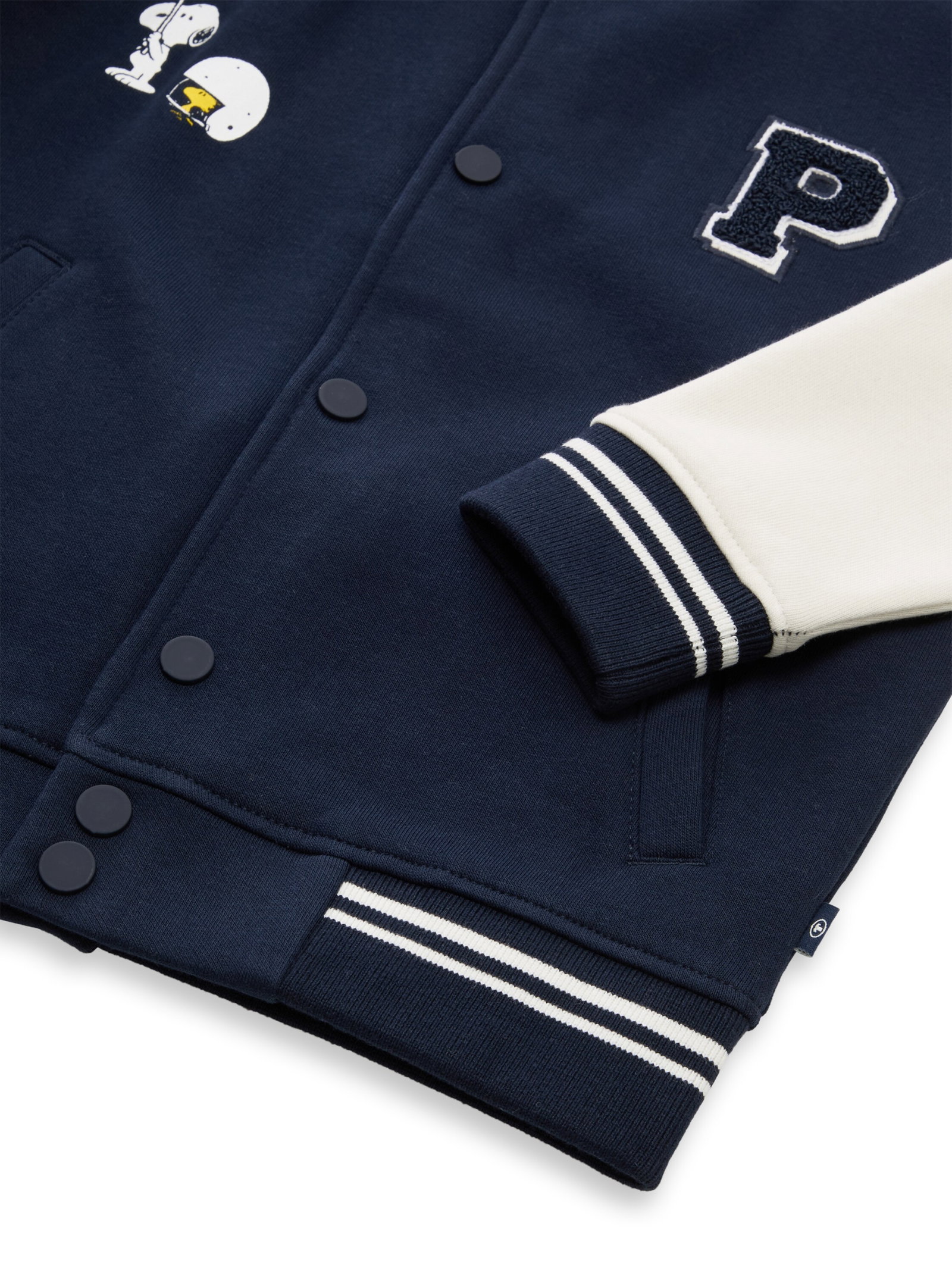 Peanuts oversize college sweat, sky captain blue #3