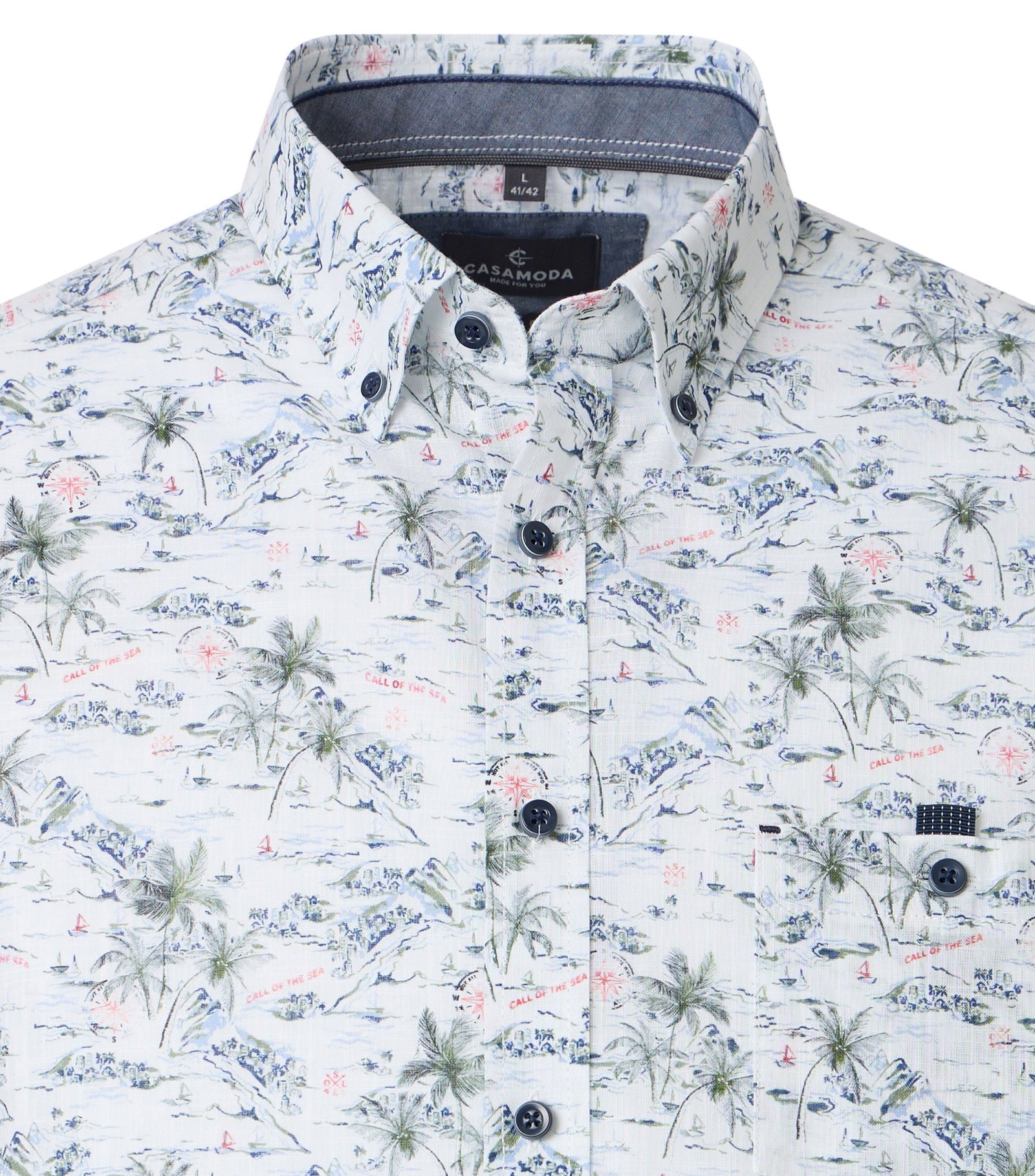 Casa Moda |  Casa Moda Hemd Regular Fit  | M | grün