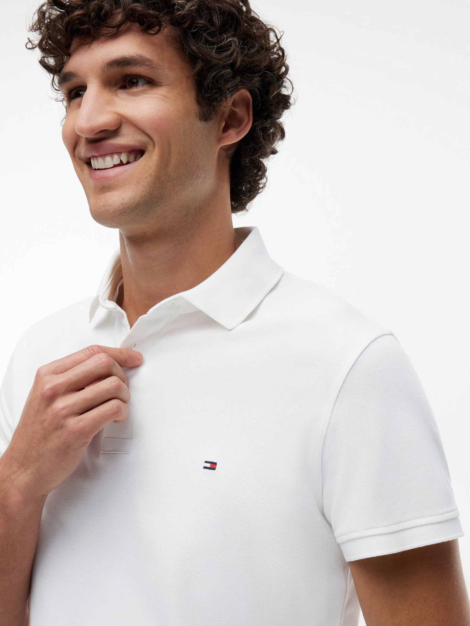 Tommy Hilfiger |  Tommy Hilfiger Poloshirt  | L | white