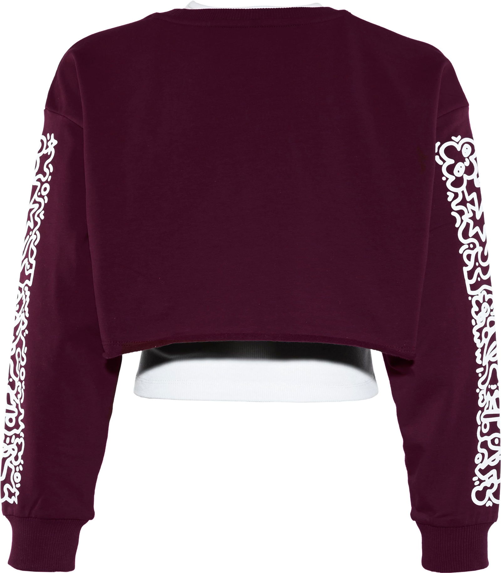 Blue Effect |  5111-Girls Doodle Sweat + Top, Bordeaux reactive | 164/Normal | 3309_4204