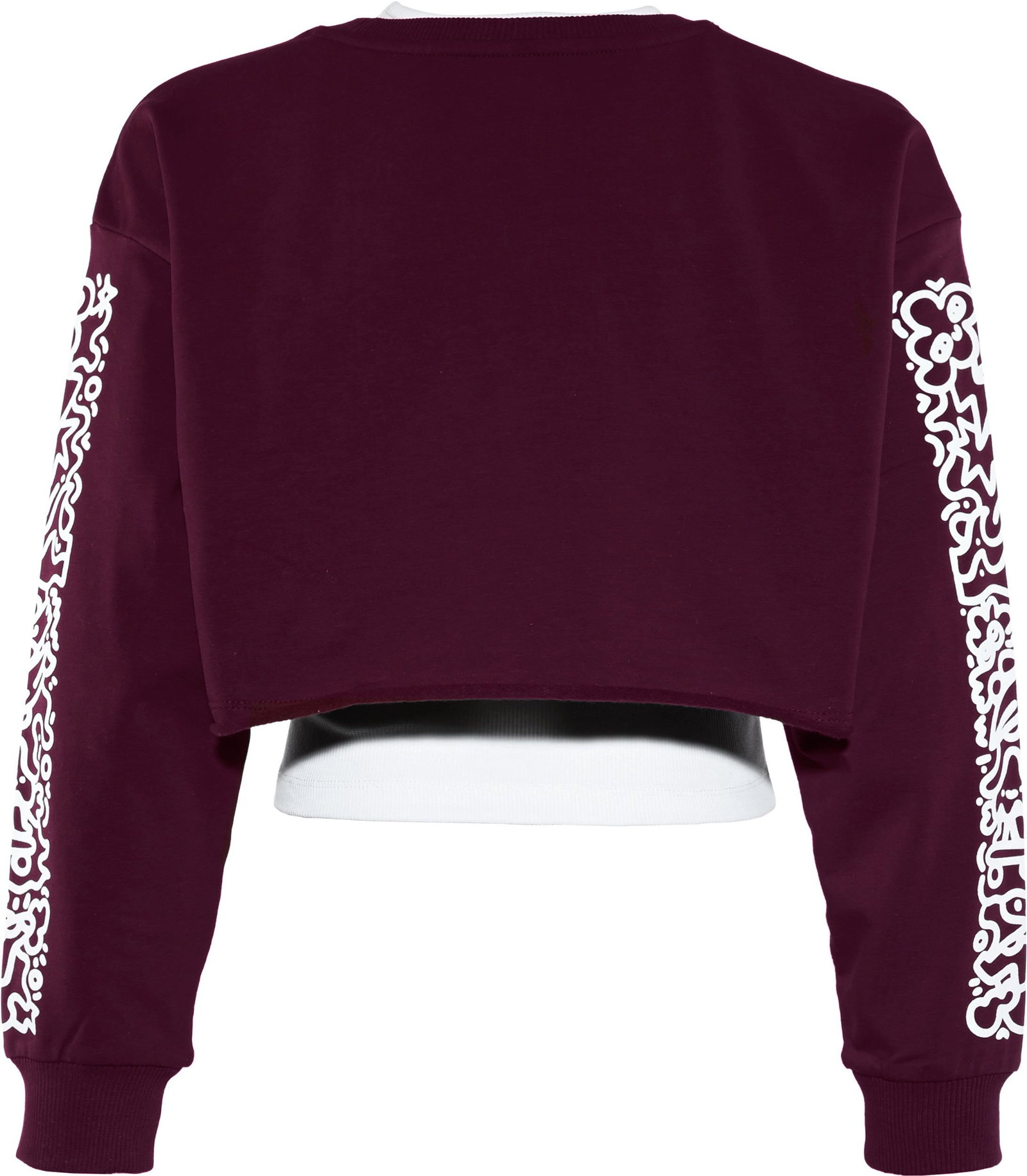 5e4f4a4bb334e2f1b9b82c7373275fff Blue Effect | 5111-Girls Doodle Sweat + Top, Bordeaux reactive | 164/Normal | 3309_4204