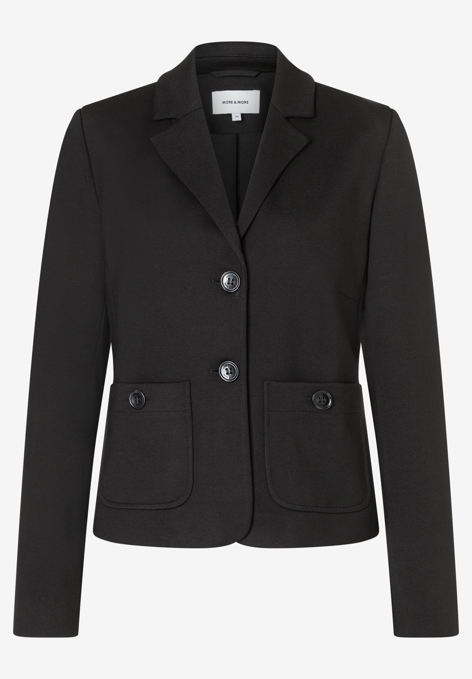 Fashion Jersey Blazer, black #1