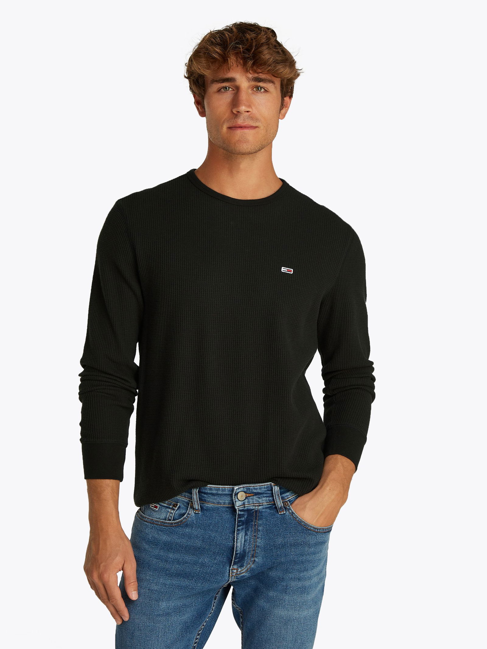 7035a0b24314f6343a2284fff921a8e5 Tommy Jeans |  Tommy Jeans Longsleeve  | XXL | black