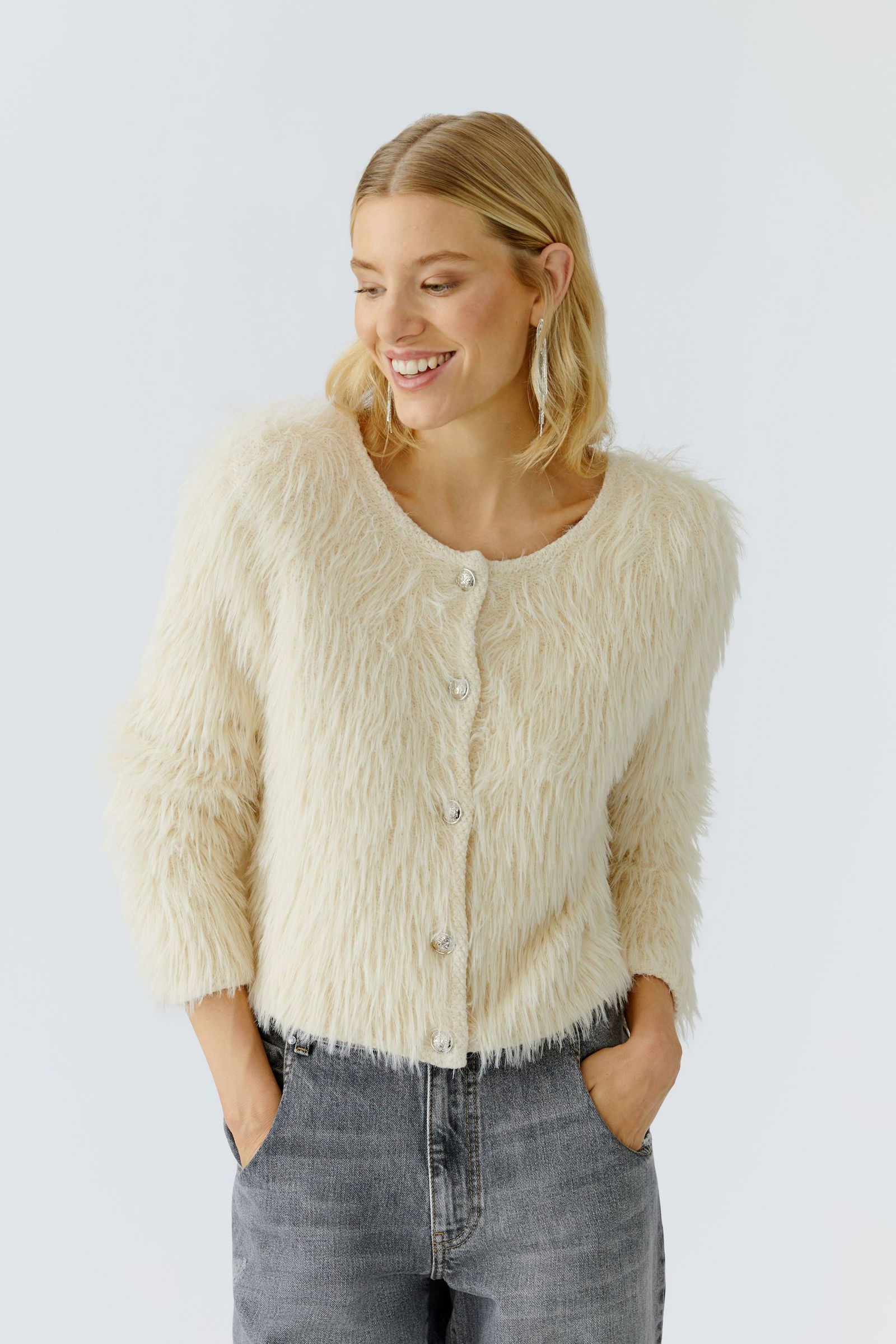 Oui | Oui Strickjacke | Cardigan | 44
